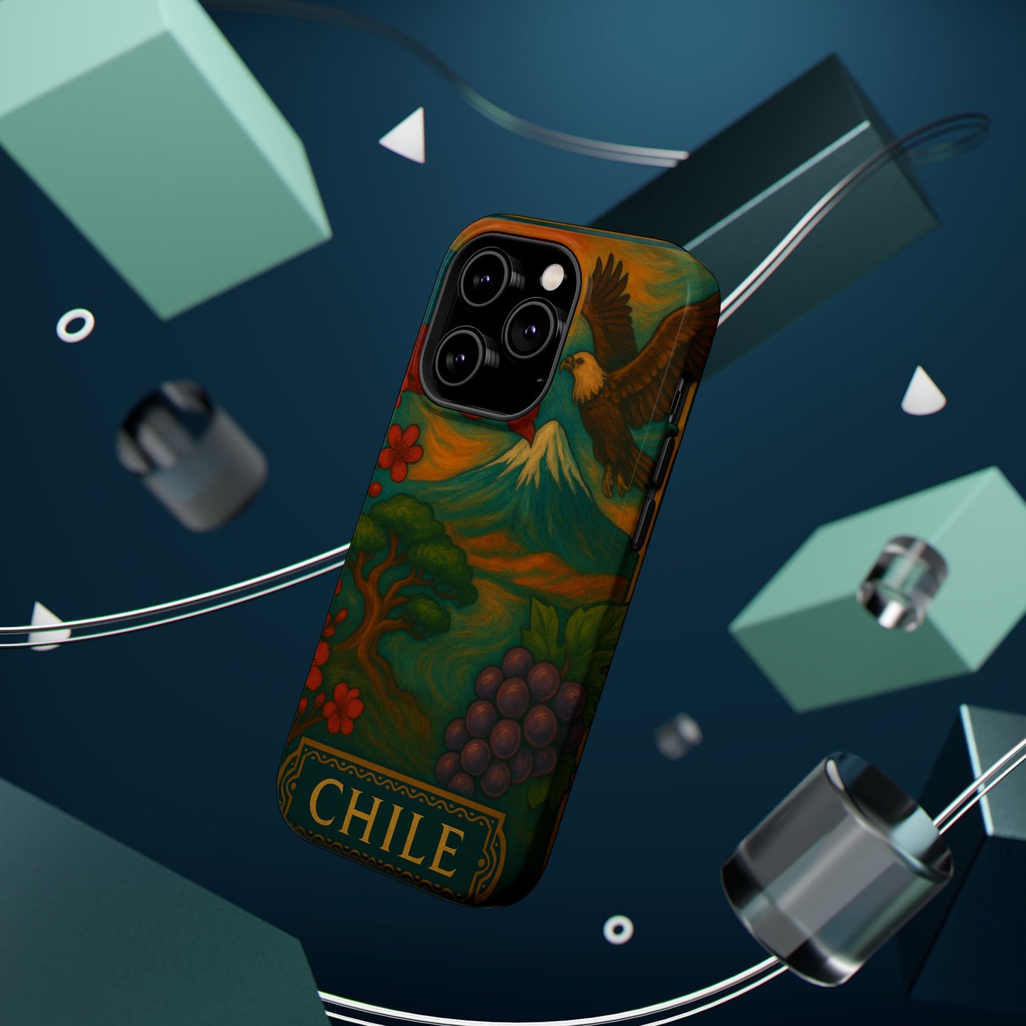 "Funda Magnética Reforzada Magnética Reforzada Chile: Naturaleza Indómita y Horizontes Eternos 🏔️🍇🏜️"