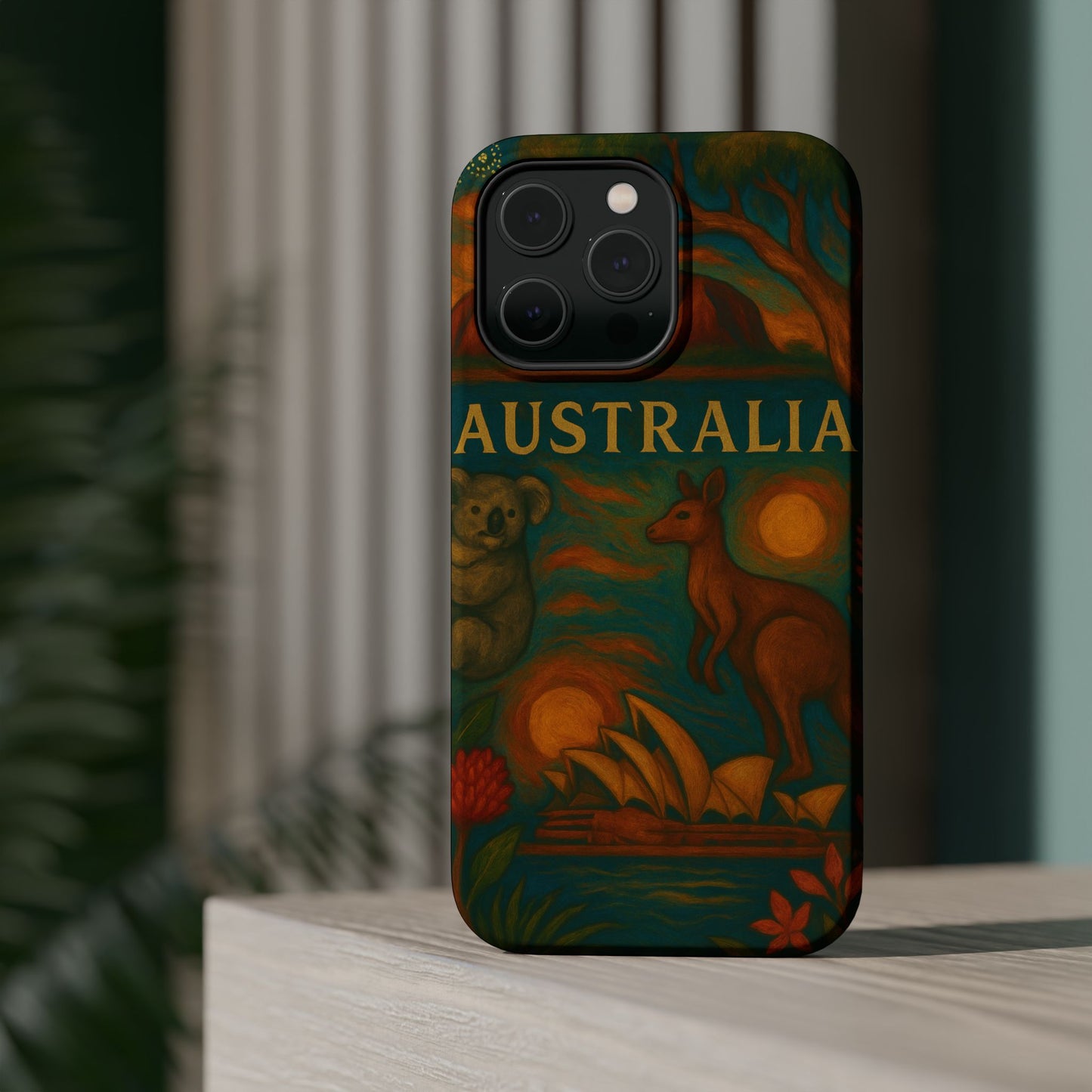 "Funda Magnética Reforzada Magnética Reforzada Australia🌞 – Tierra de maravillas naturales y espíritu libre"