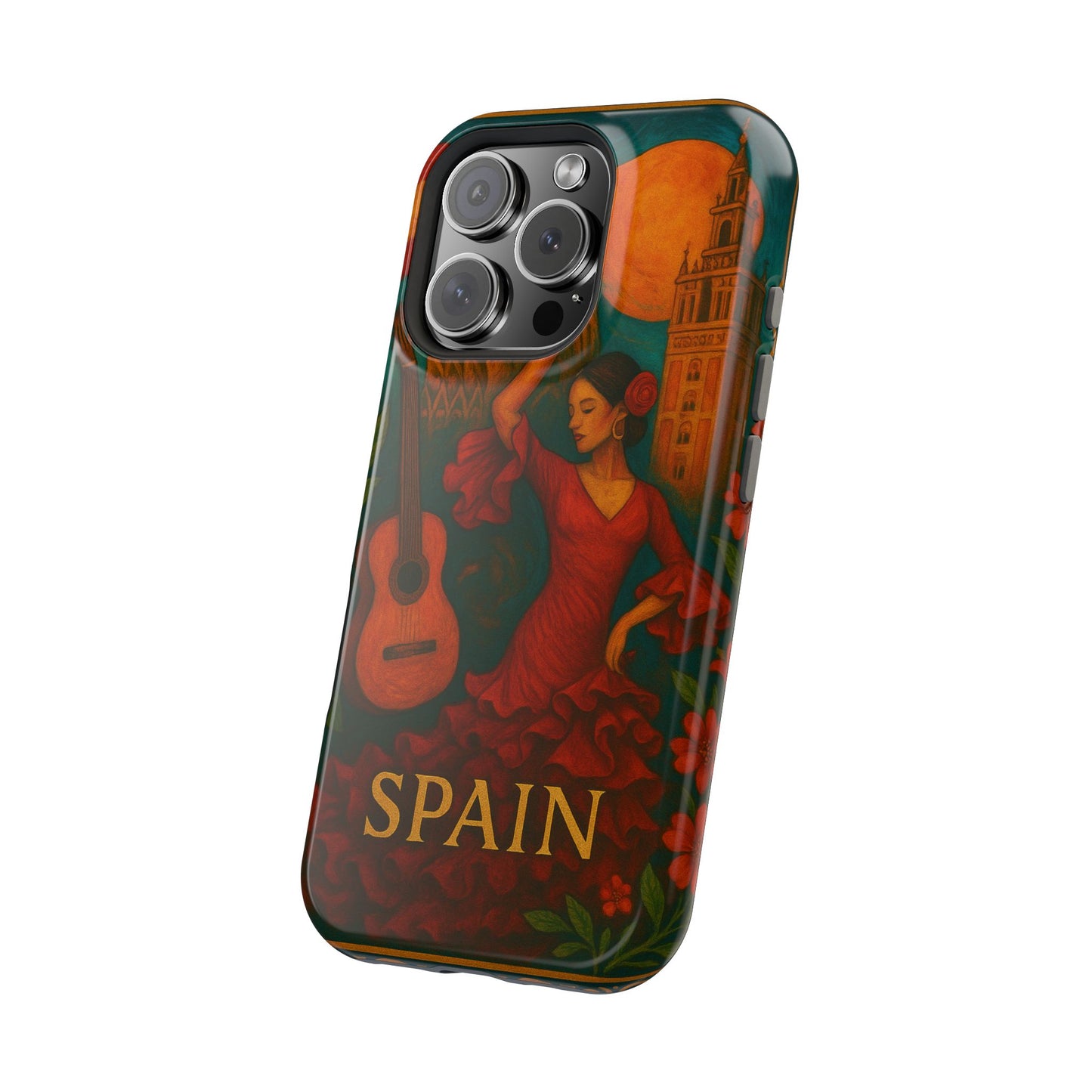"Funda Magnética Reforzada Magnética Reforzada España: Pasión, Arte y Sabores que Enamoran 🎨💃🍷"