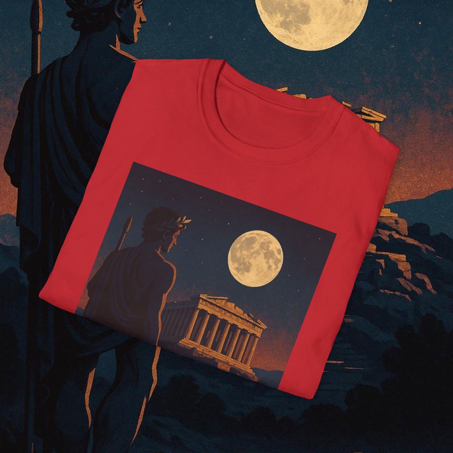 "Camiseta Grecia: Cuna de Dioses, Maravillas y Filosofía 🌊🏛️⚡"