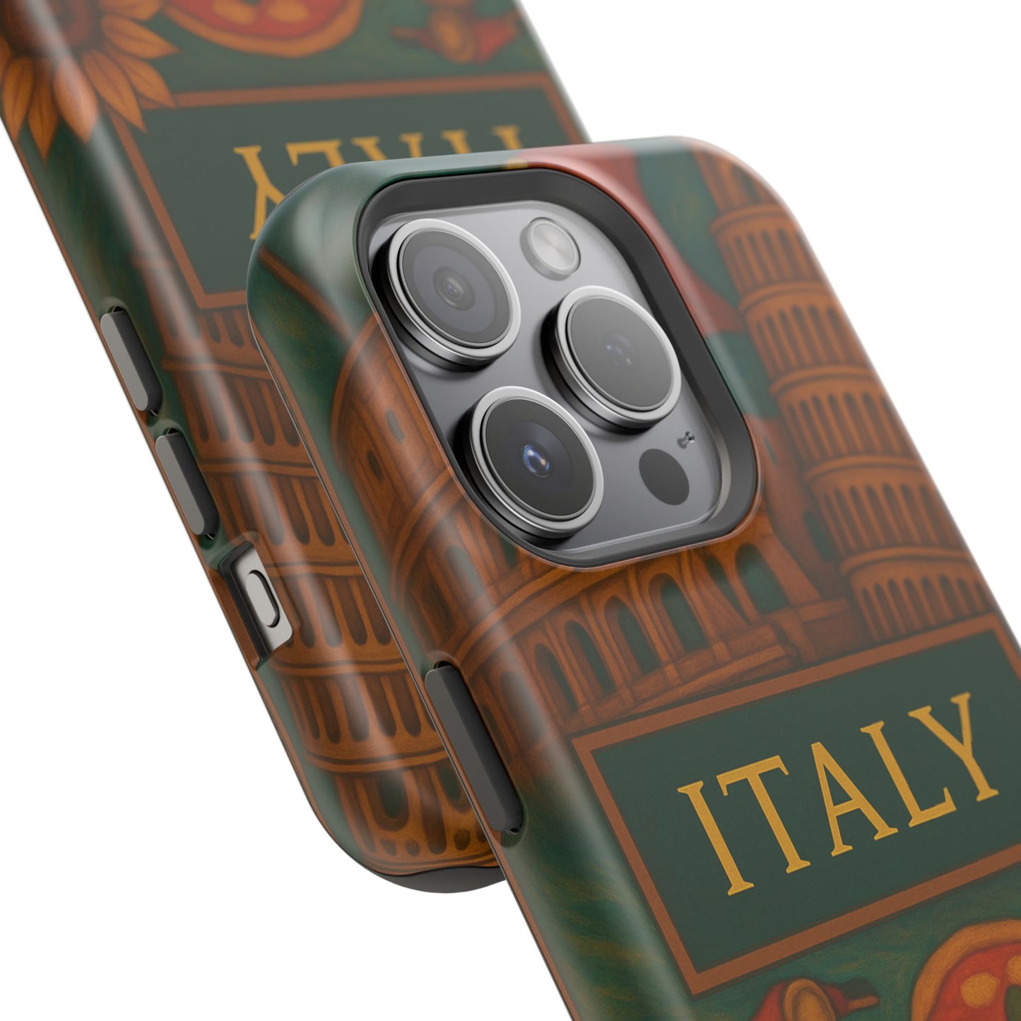 "Funda Magnética Reforzada Magnética Reforzada Italia: Arte, Pasión y Sabores Eternos 🎨🍝🏛️"