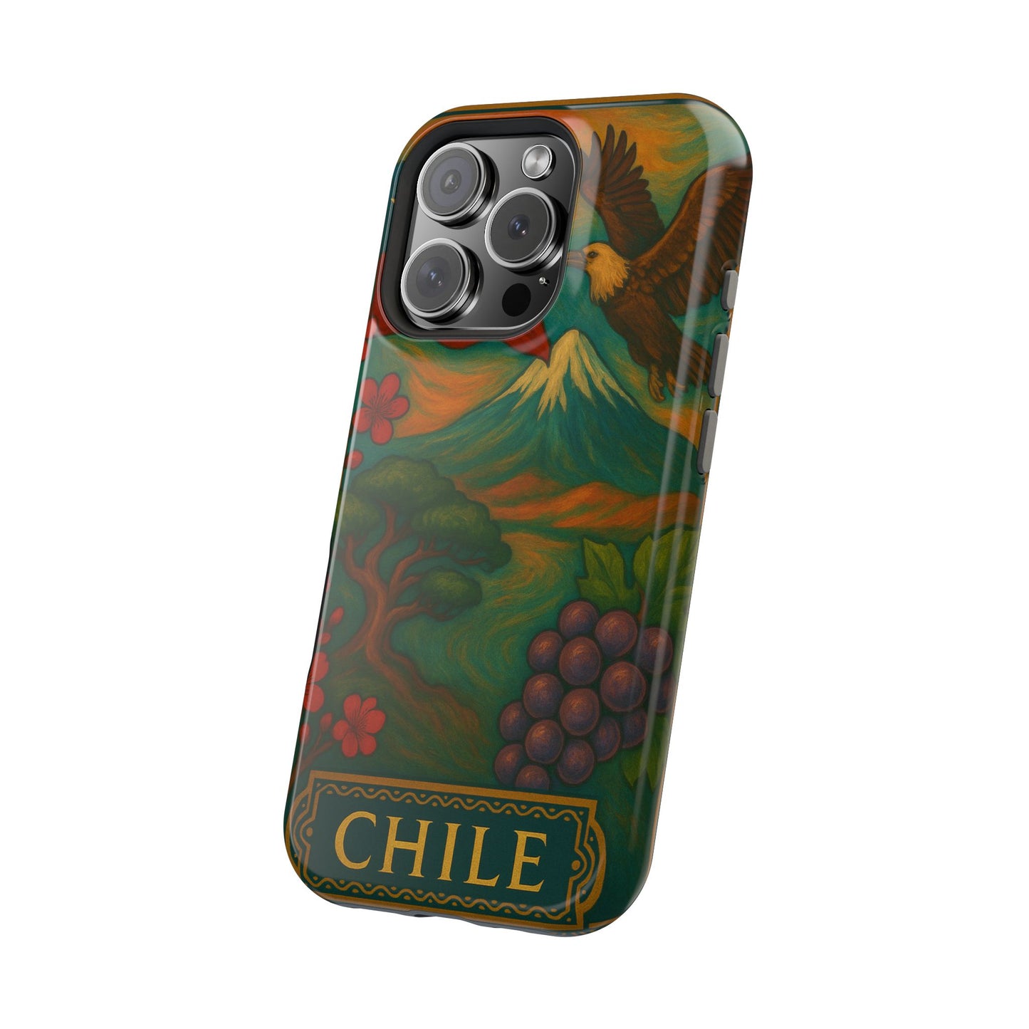 "Funda Magnética Reforzada Magnética Reforzada Chile: Naturaleza Indómita y Horizontes Eternos 🏔️🍇🏜️"