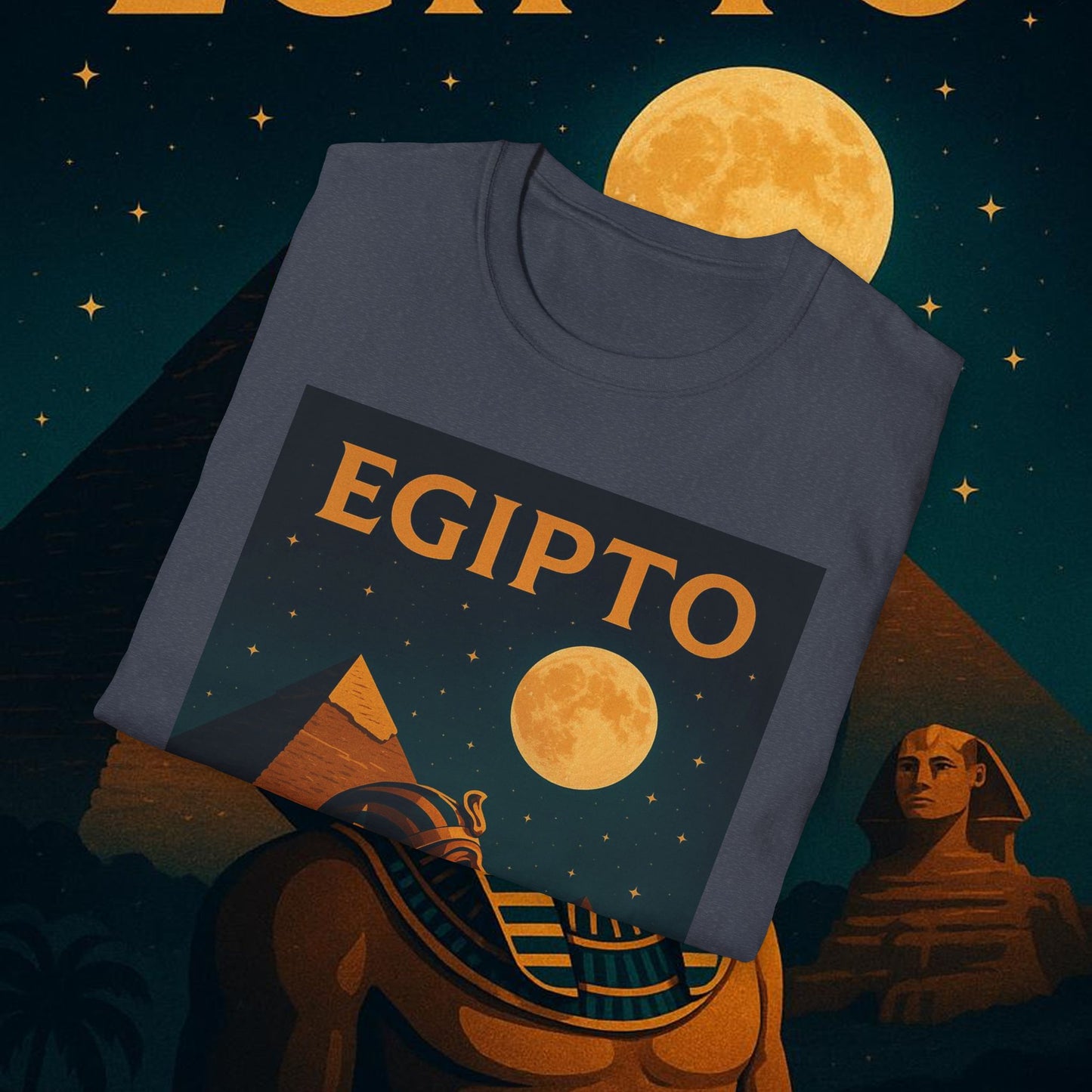 "Camiseta Egipto Misterio Dorado del Nilo 🏺🌅🐫"