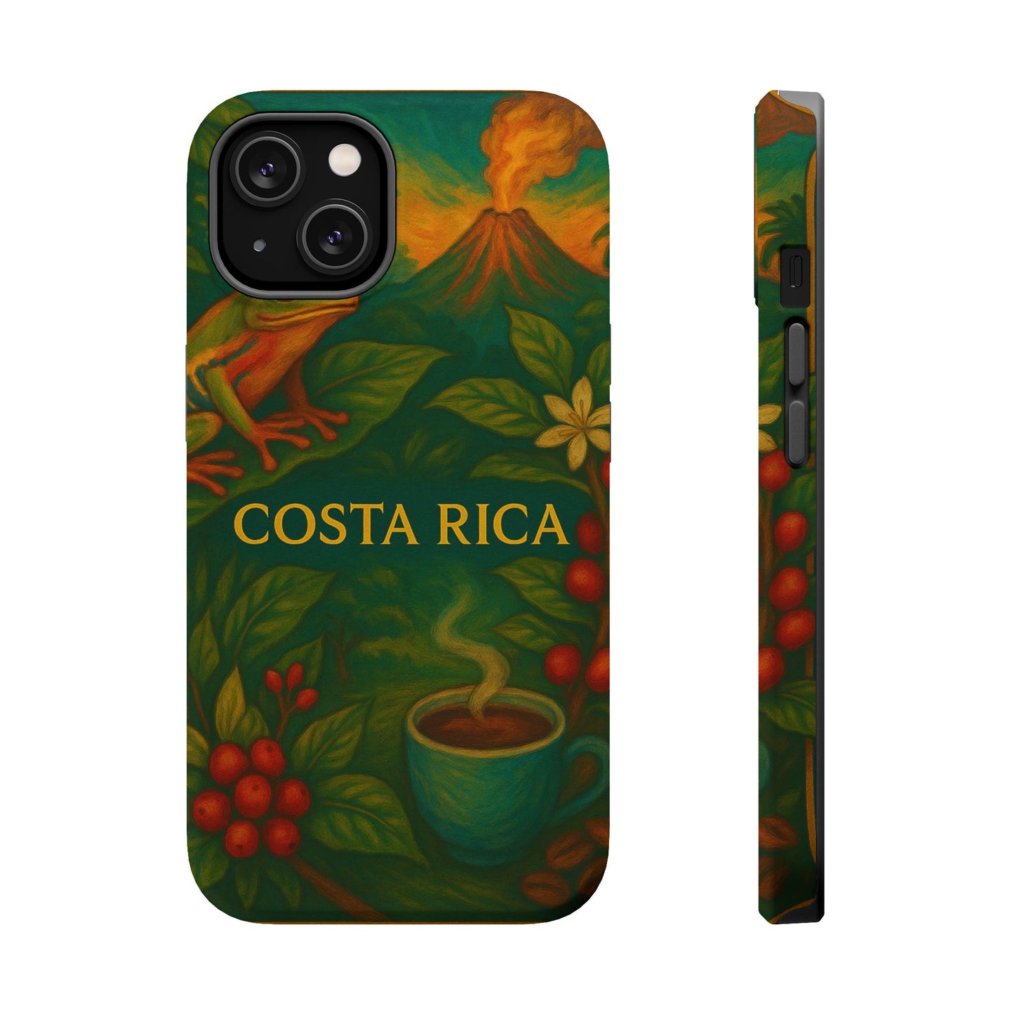 "Funda Magnética Reforzada Magnética Reforzada Costa Rica: Pura Vida entre Volcanes y Selvas 🌋🌴🦜"