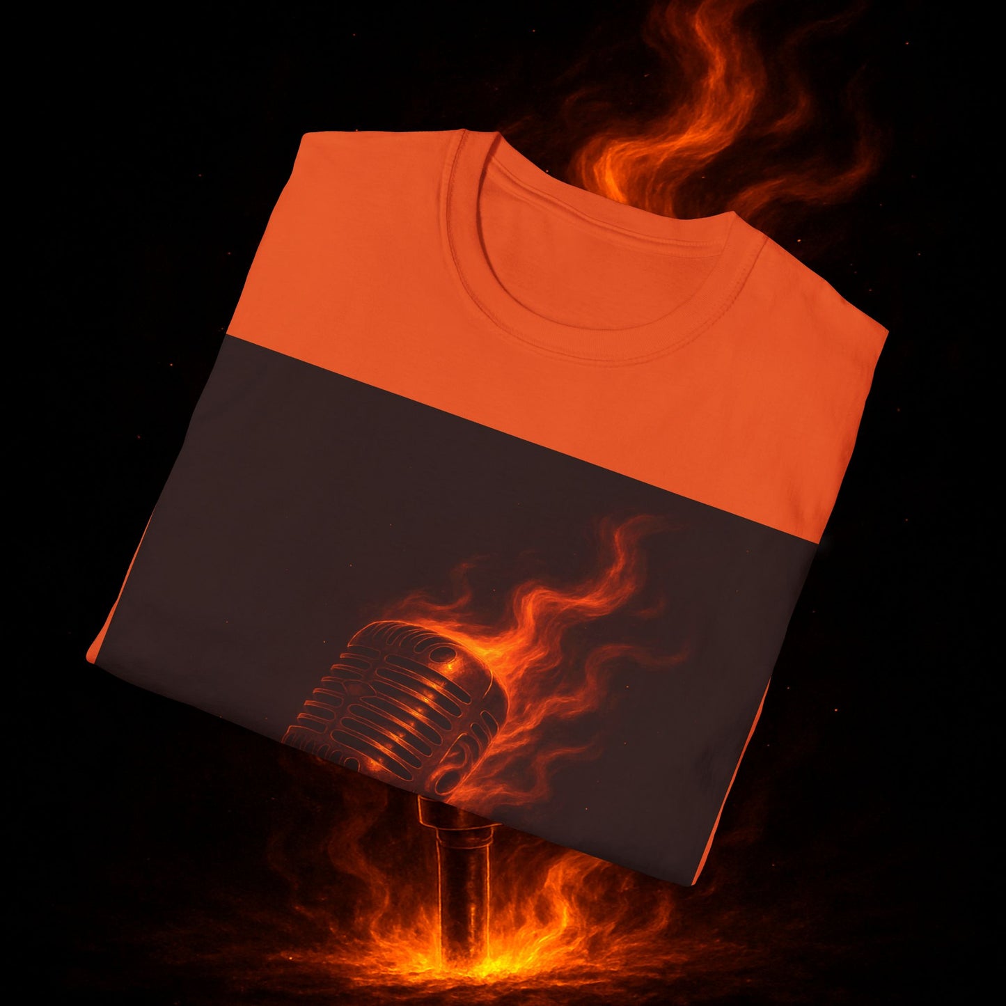 "Camiseta voz 🎤🔥Dilo con fuego. Cántalo con alma.” 🔥🎤
