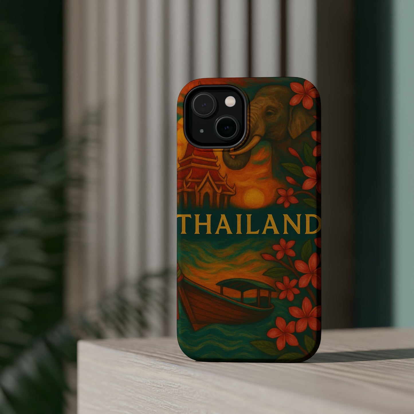 "Funda Magnética Reforzada Magnética Reforzada Thailand🌴 – El Reino de las Sonrisas y la Aventura"
