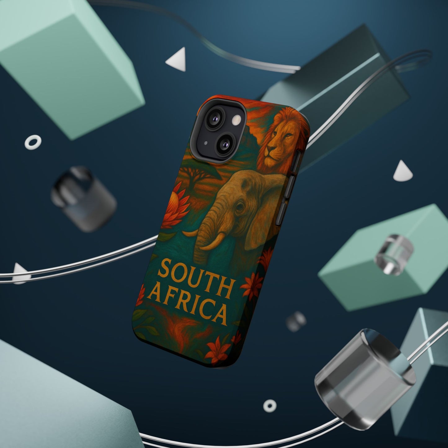"Funda Magnética Reforzada Magnética Reforzada Sudáfrica 🌍 – Un mundo de aventuras y diversidad"