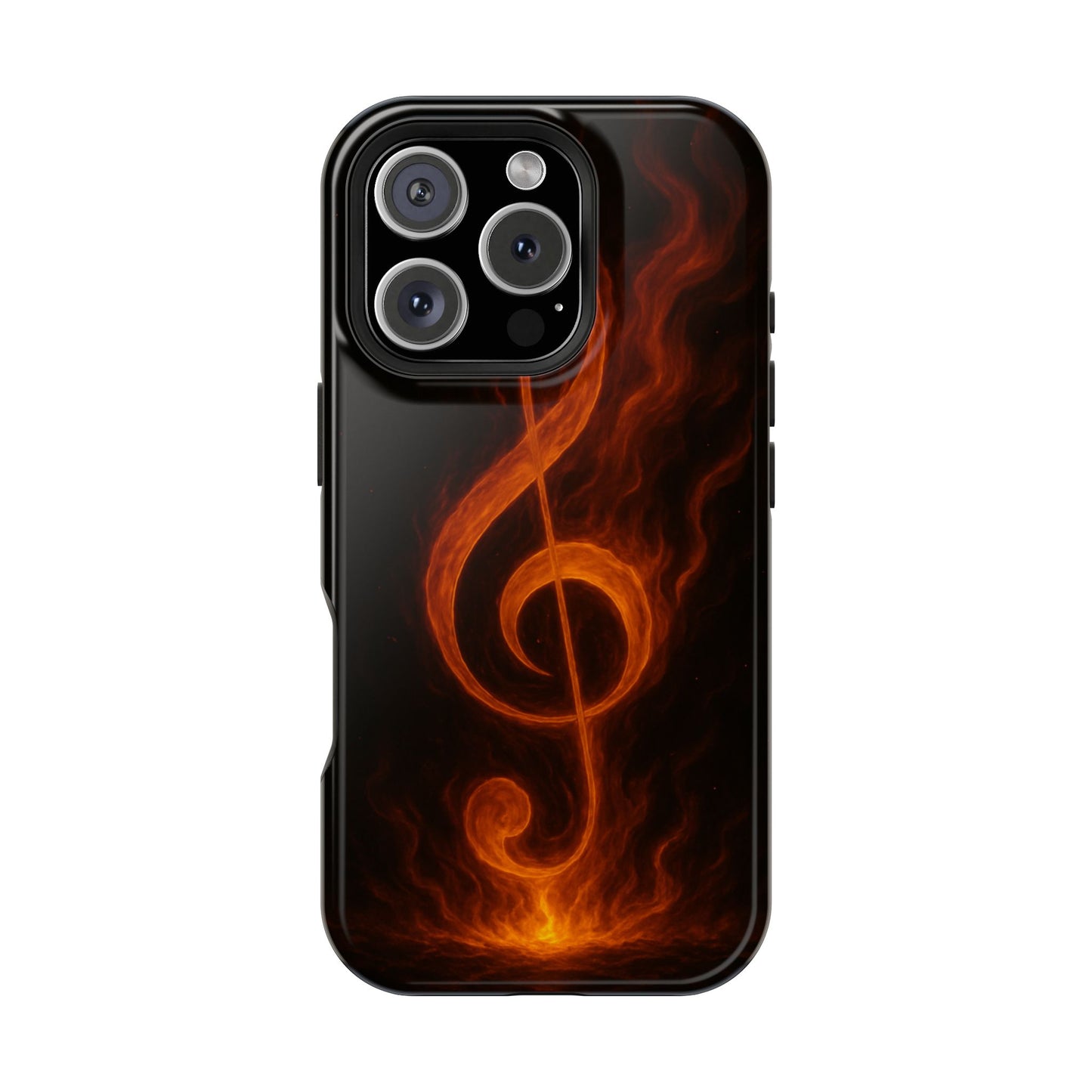 "Reinforced Magnetic Case Reinforced Magnetic Treble Clef 🎼🔥Where a note is born... a flame is born.” 🔥🎼