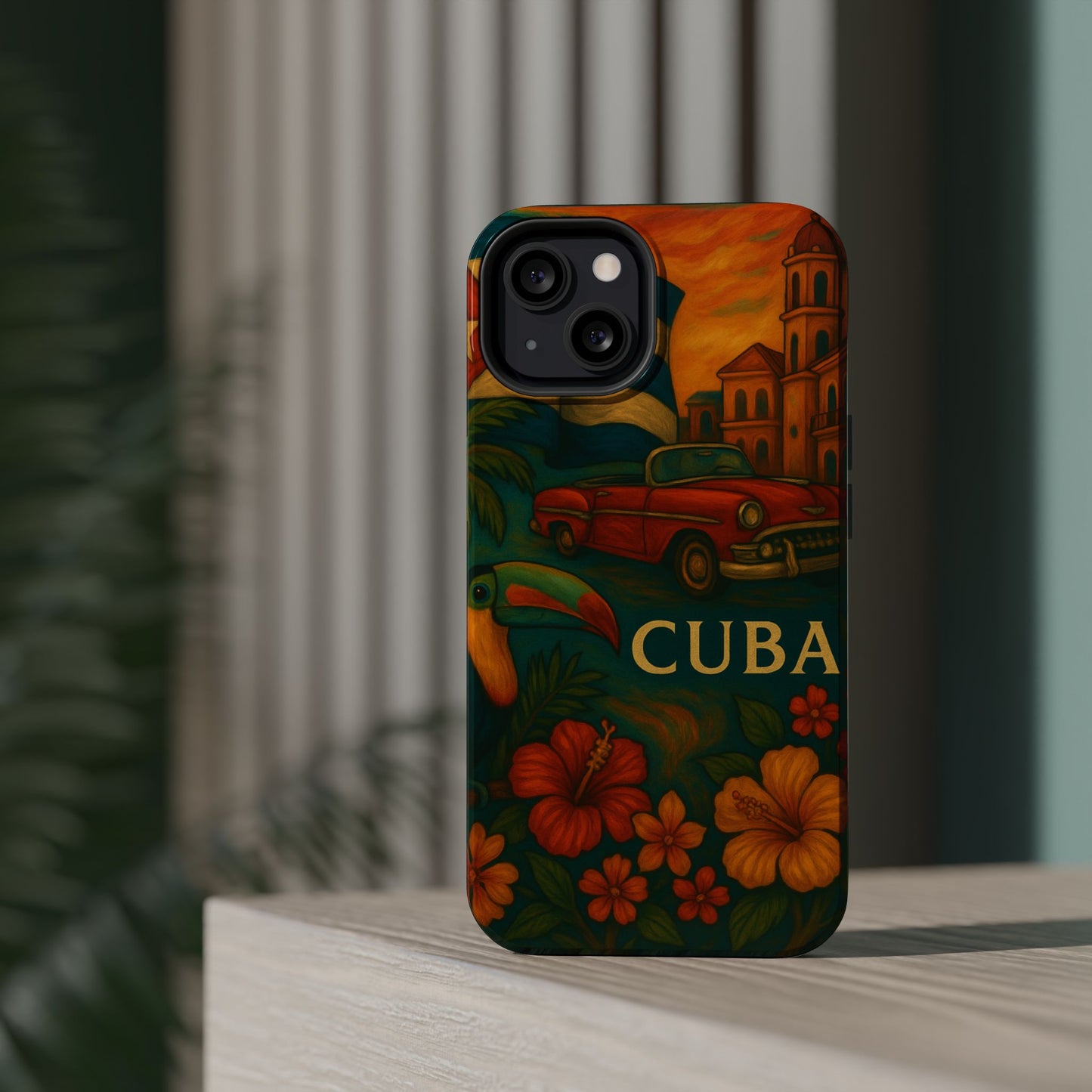 "Reinforced Magnetic Case Reinforced Magnetic Case Cuba: Rhythm, History and Caribbean Charm 🎺🚗🌴"