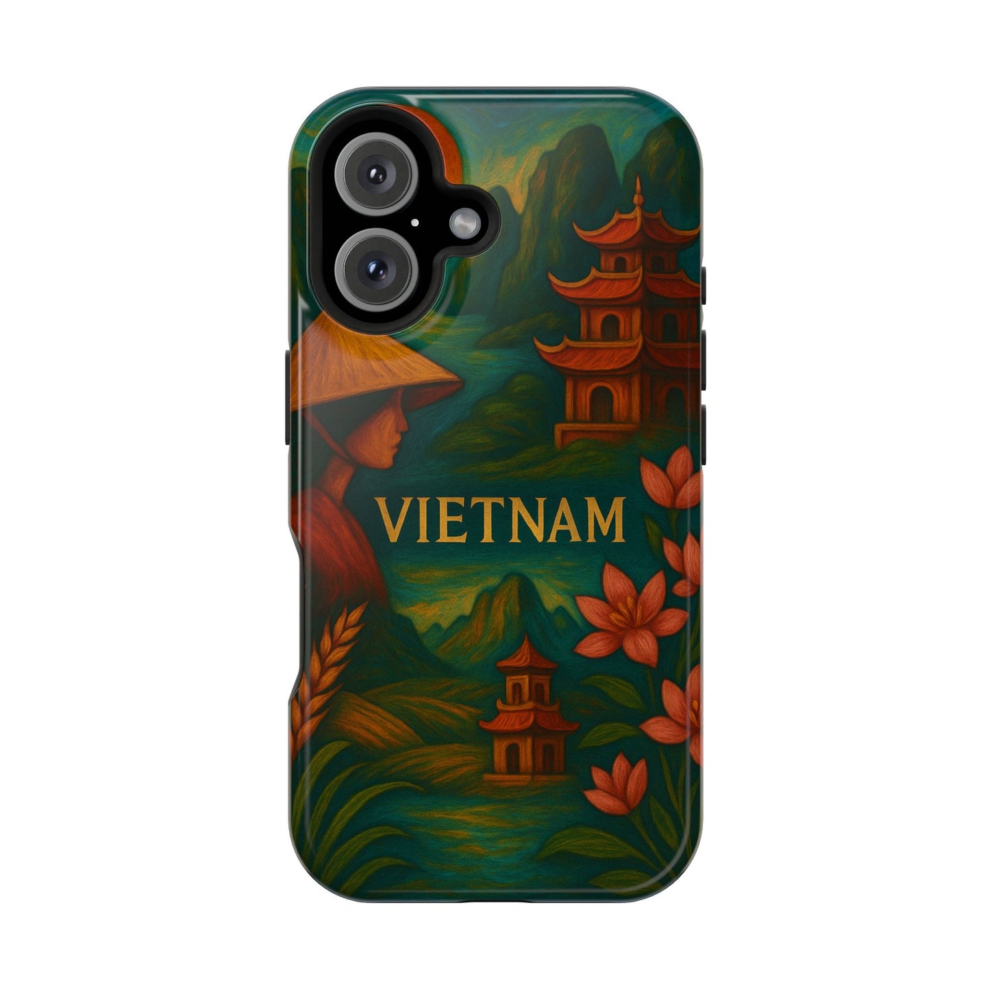 "Reinforced Magnetic Case Vietnam: Tradition, Nature and Ancestral Legends 🎋🏯🐉"