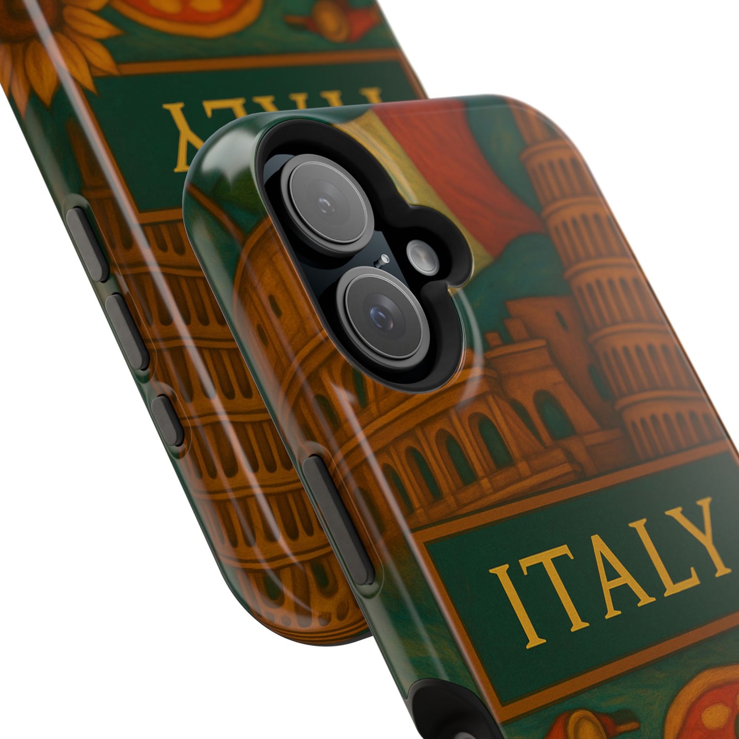 "Funda Magnética Reforzada Magnética Reforzada Italia: Arte, Pasión y Sabores Eternos 🎨🍝🏛️"