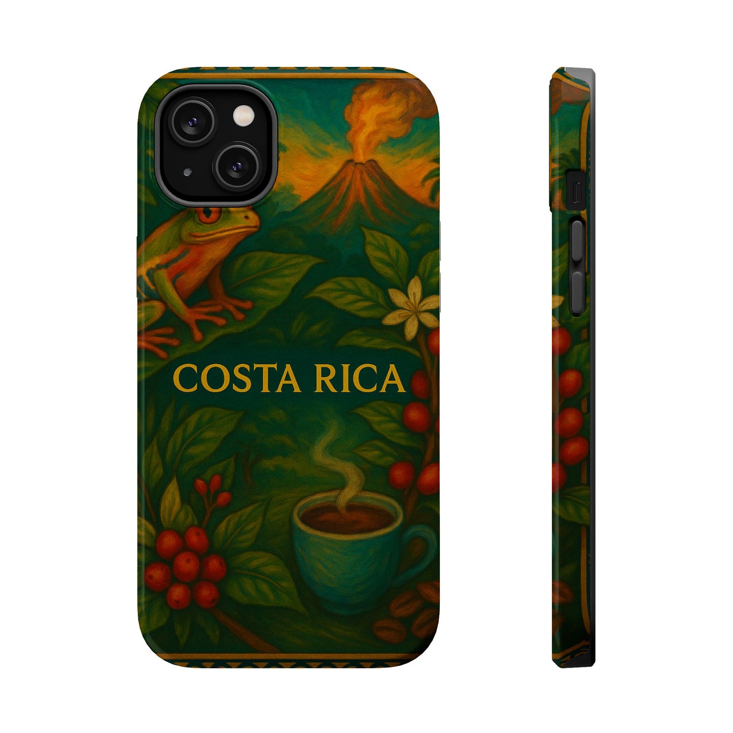 "Funda Magnética Reforzada Magnética Reforzada Costa Rica: Pura Vida entre Volcanes y Selvas 🌋🌴🦜"