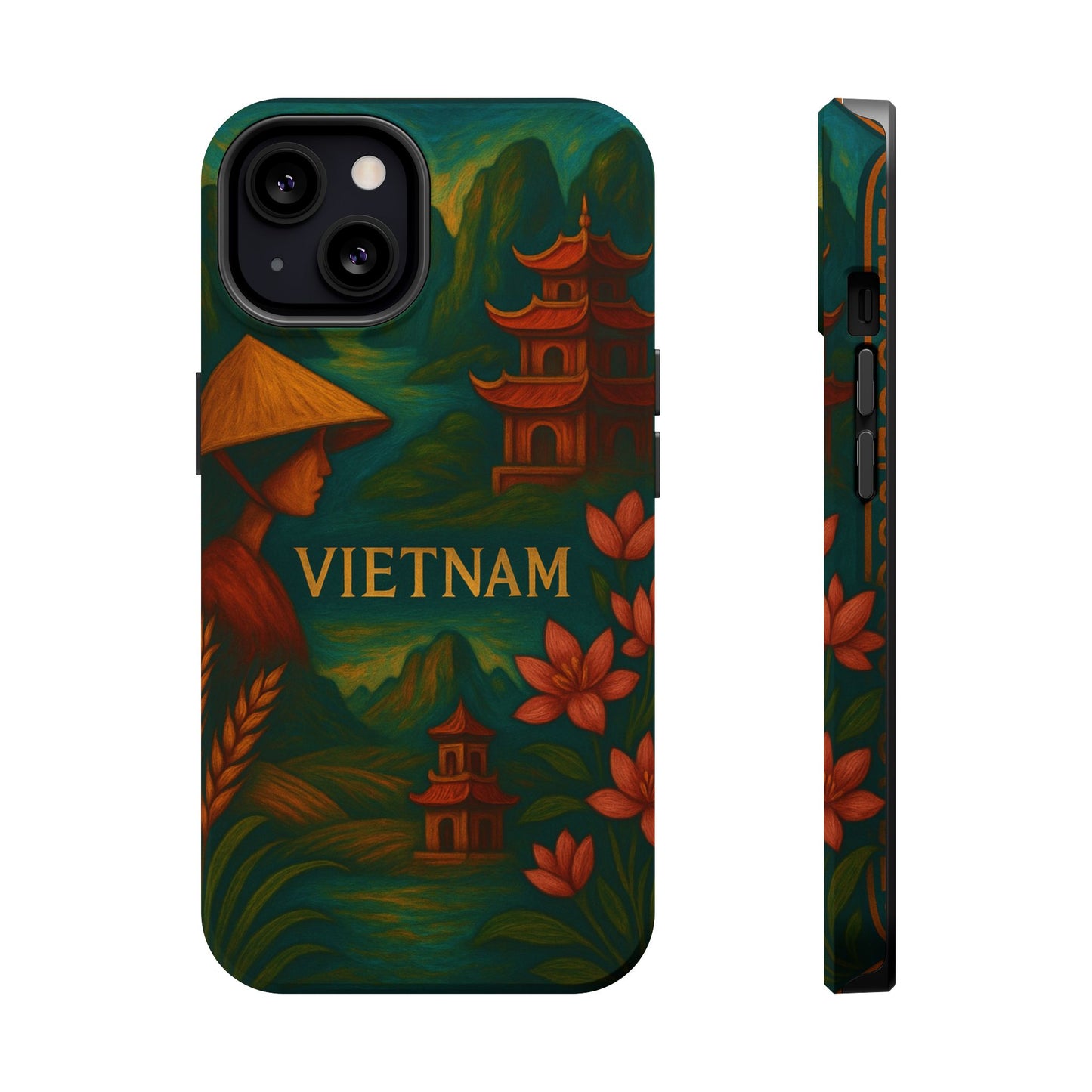 "Reinforced Magnetic Case Vietnam: Tradition, Nature and Ancestral Legends 🎋🏯🐉"