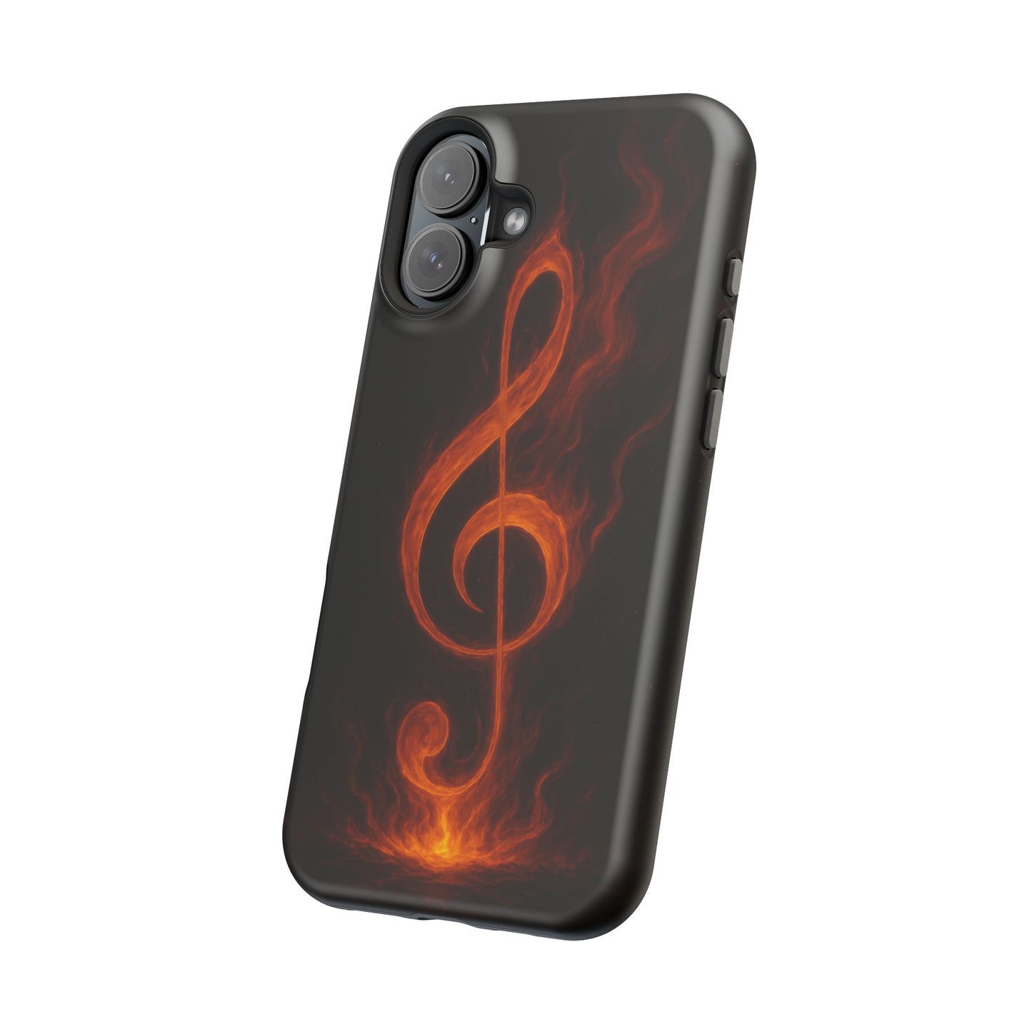 "Reinforced Magnetic Case Reinforced Magnetic Treble Clef 🎼🔥Where a note is born... a flame is born.” 🔥🎼