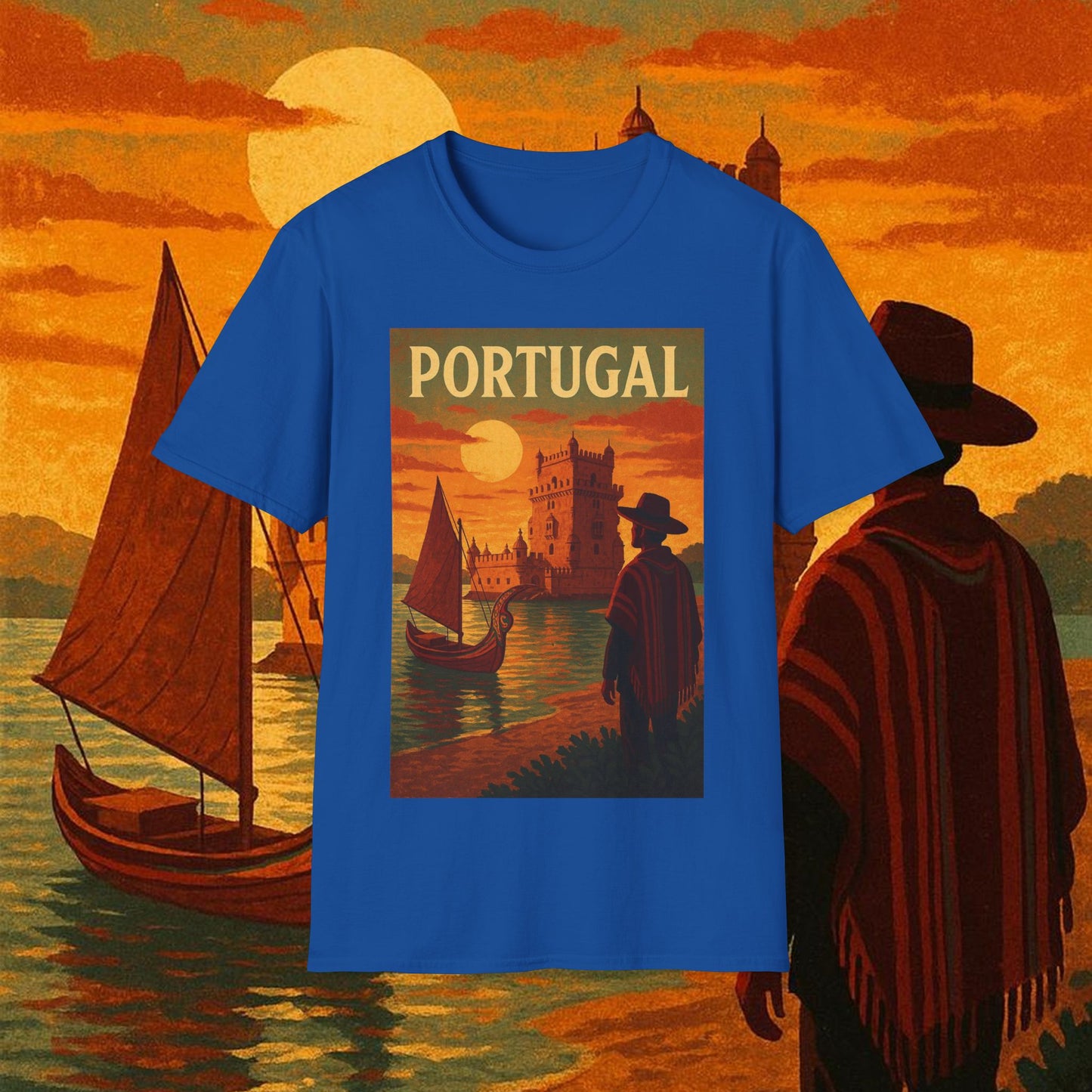 "Camiseta Portugal: Encanto Atlántico, Fados y Azulejos 🌊🎶🧿"