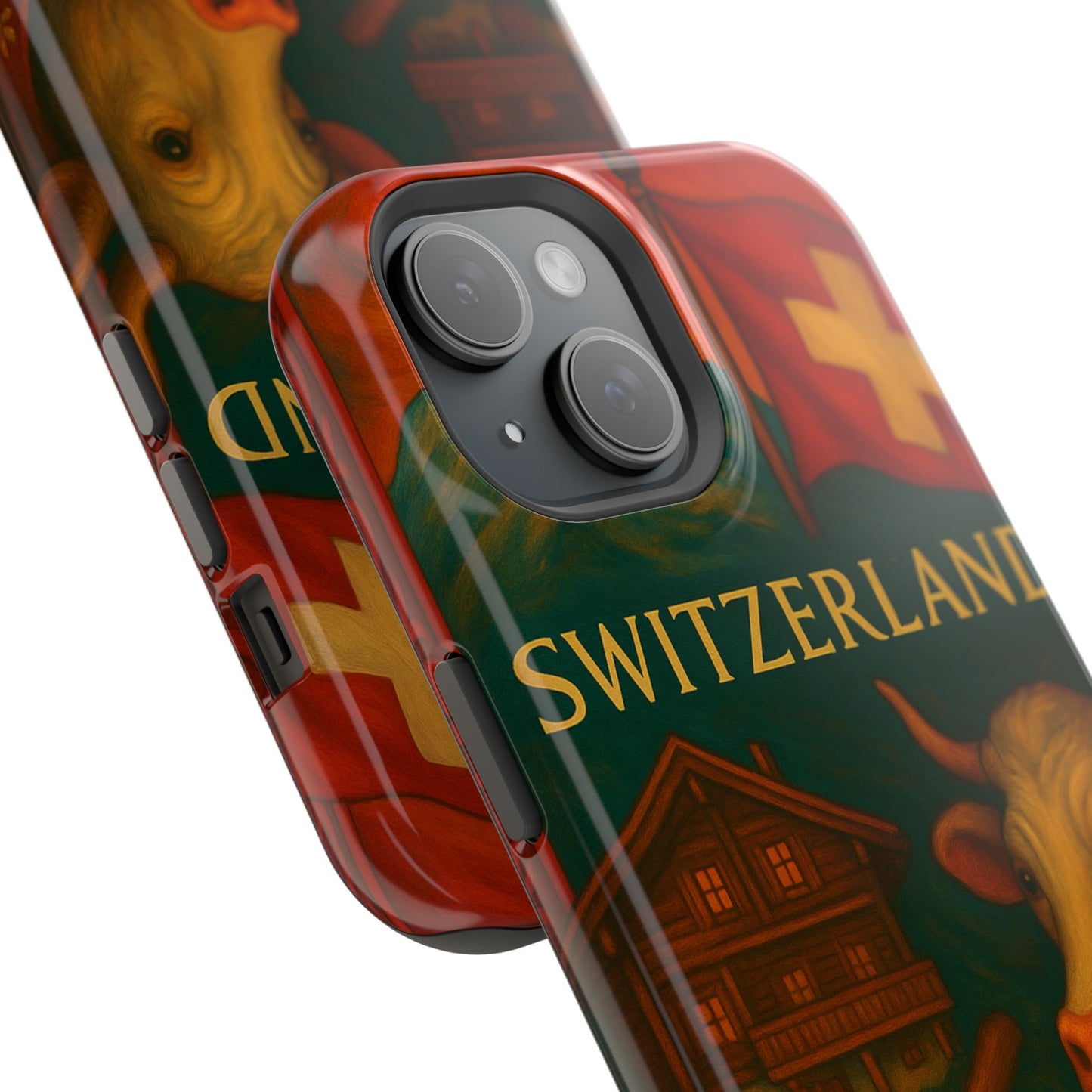 "Funda Magnética Reforzada Magnética Reforzada suiza❄️ – Tierra de montañas majestuosas y precisión legendaria"