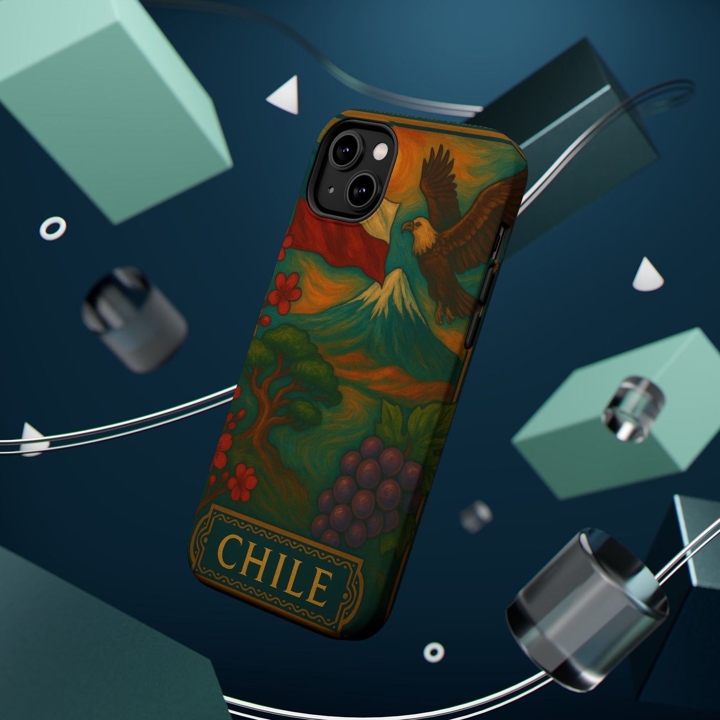 "Funda Magnética Reforzada Magnética Reforzada Chile: Naturaleza Indómita y Horizontes Eternos 🏔️🍇🏜️"