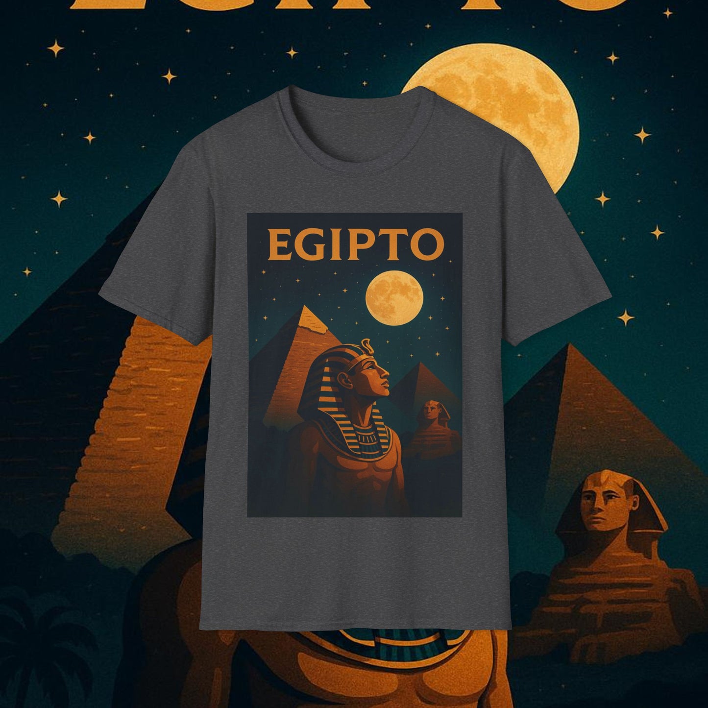 "Camiseta Egipto Misterio Dorado del Nilo 🏺🌅🐫"