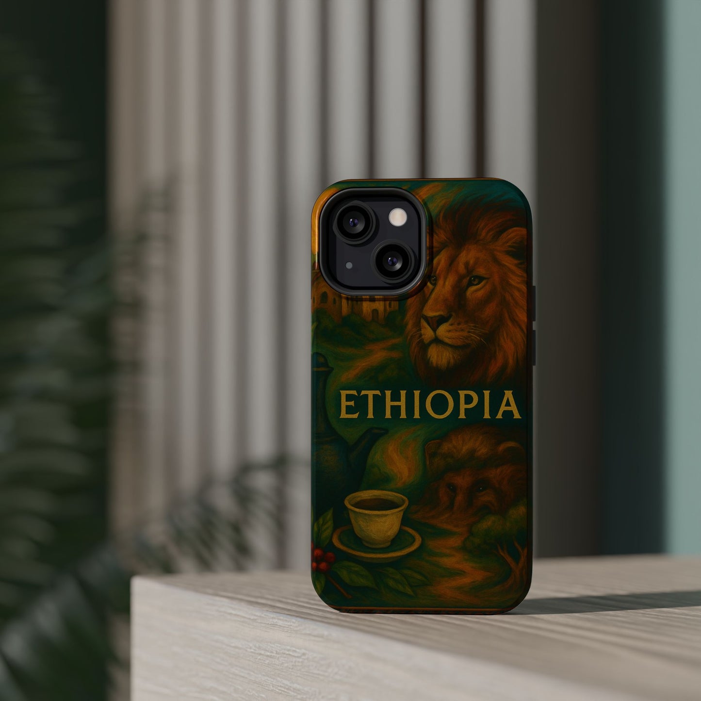 "Reinforced Magnetic Case Ethiopia – Sacred Land and Ancestral Soul"