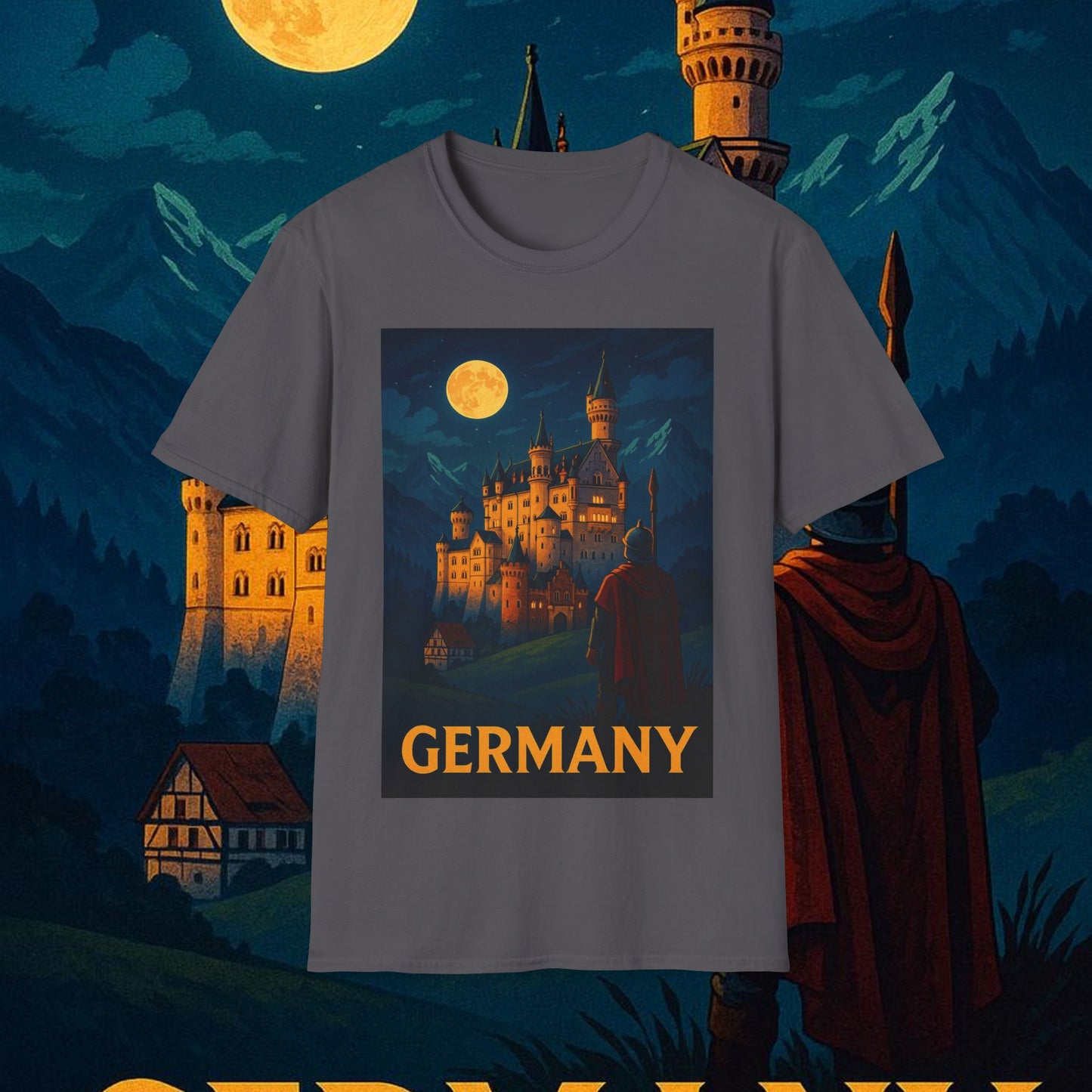 "Camiseta Alemania: Fortaleza, Historia y Tradición 🎖️🏰🍺