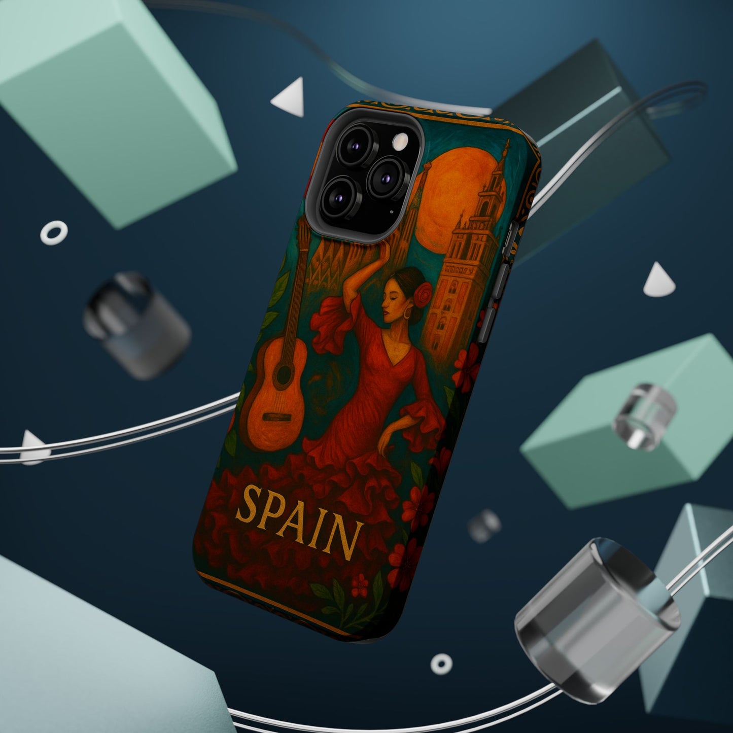 "Funda Magnética Reforzada Magnética Reforzada España: Pasión, Arte y Sabores que Enamoran 🎨💃🍷"