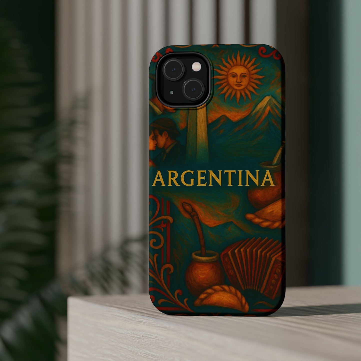 "Funda Magnética Reforzada Argentina: Pasión, Tradición y Tierra de Sueños🔥🏞️"