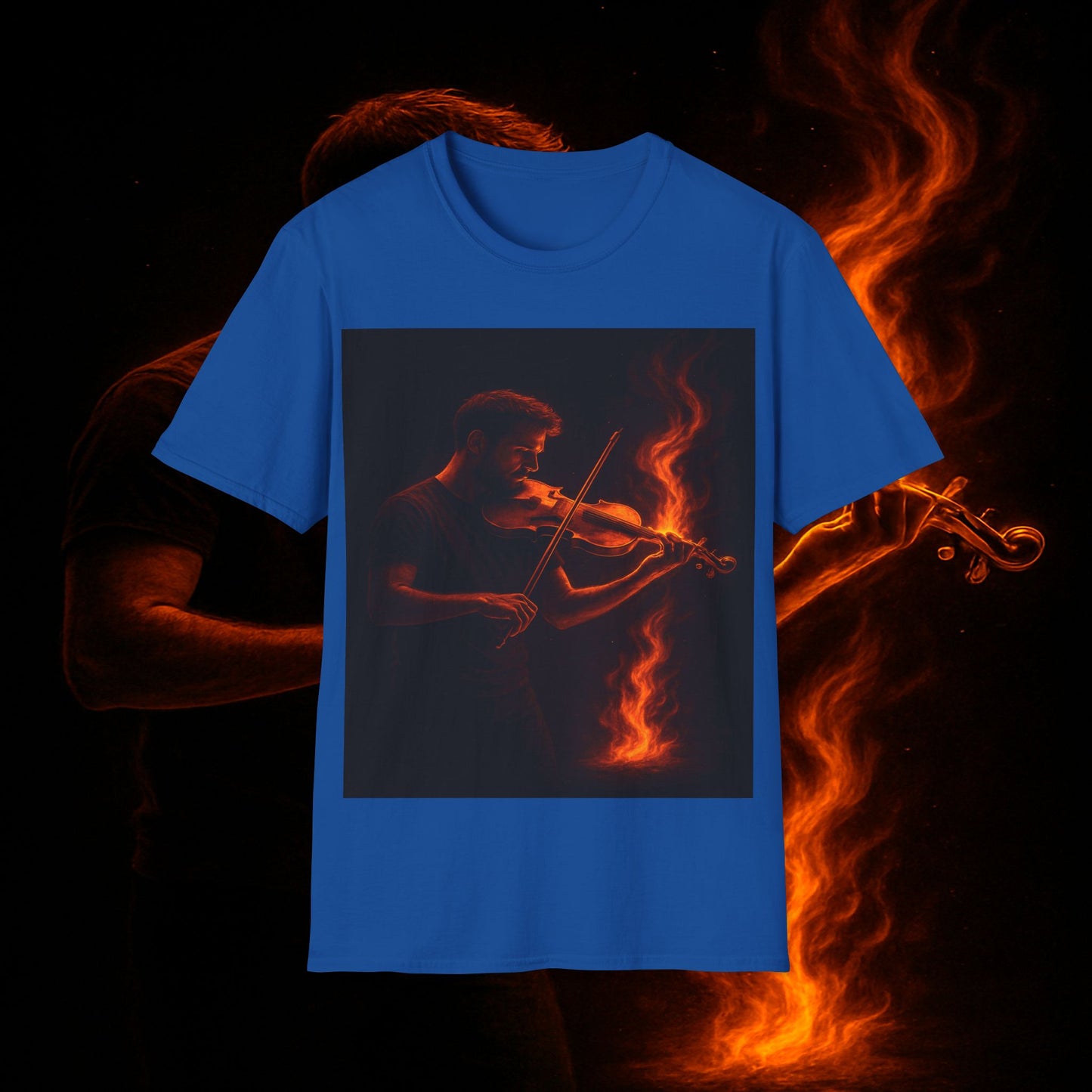 "Camiseta violin 🎻🔥 Toca con el alma. Quema con cada nota.” 🔥🎻
