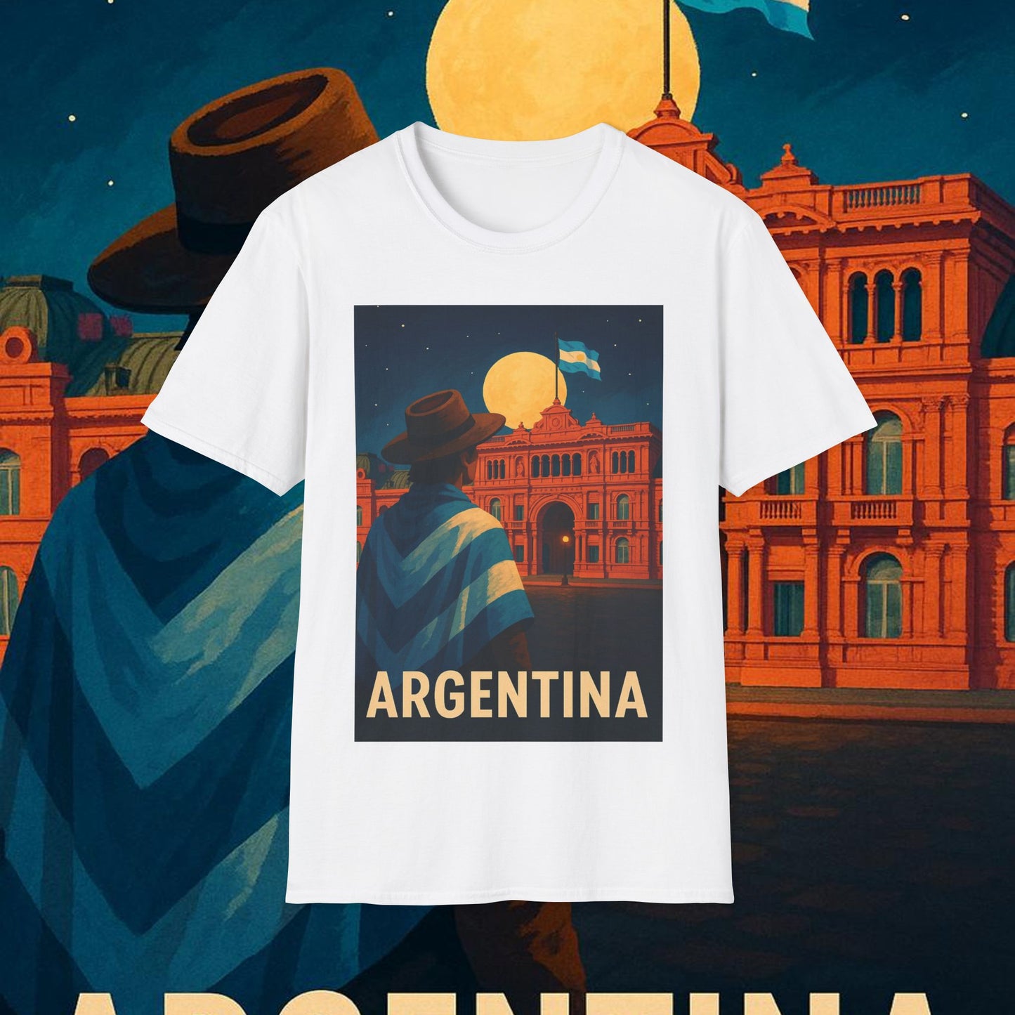 "Camiseta Argentina: Pasión, Tradición y Tierra de Sueños 🇦🇷🔥🏞️"