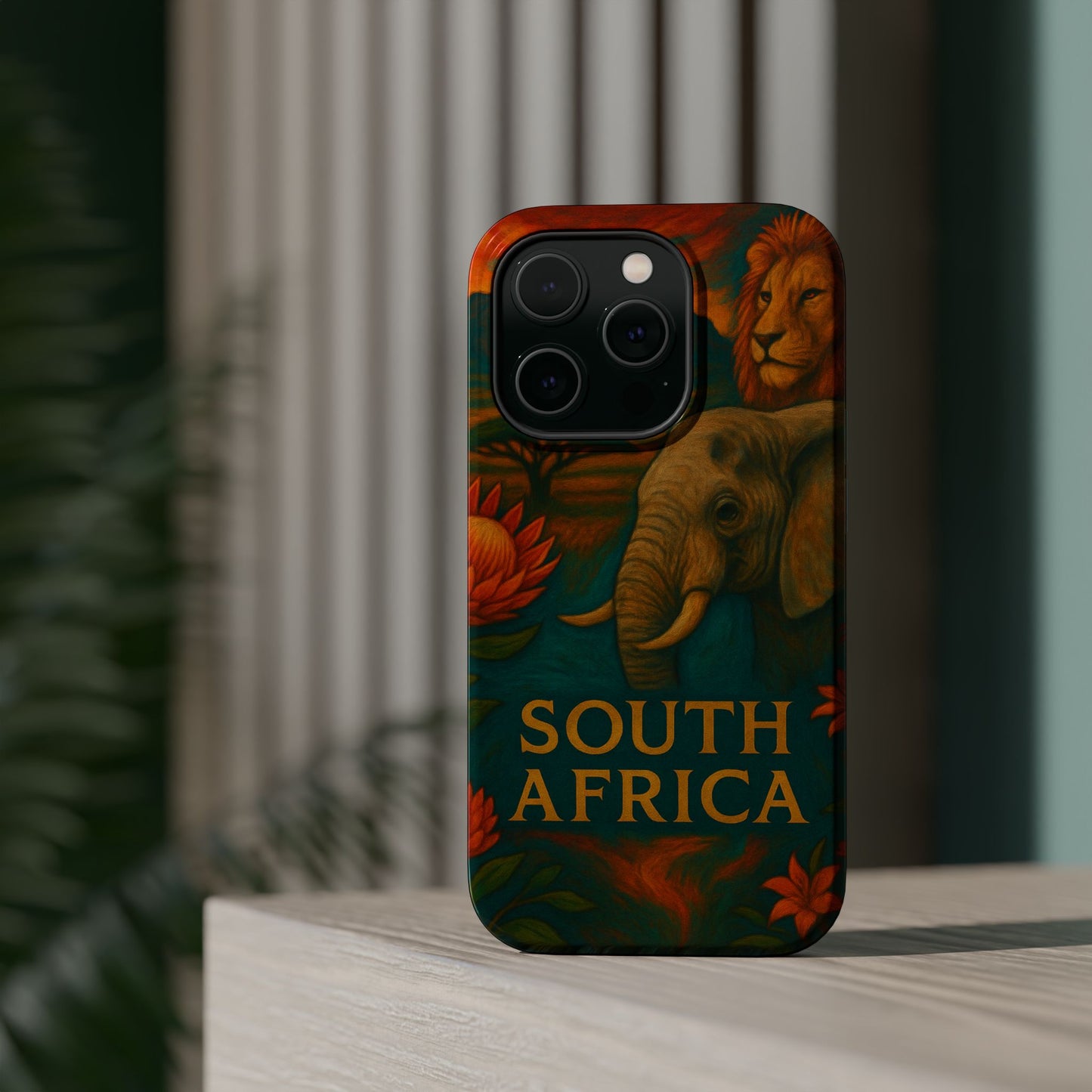 "Funda Magnética Reforzada Magnética Reforzada Sudáfrica 🌍 – Un mundo de aventuras y diversidad"
