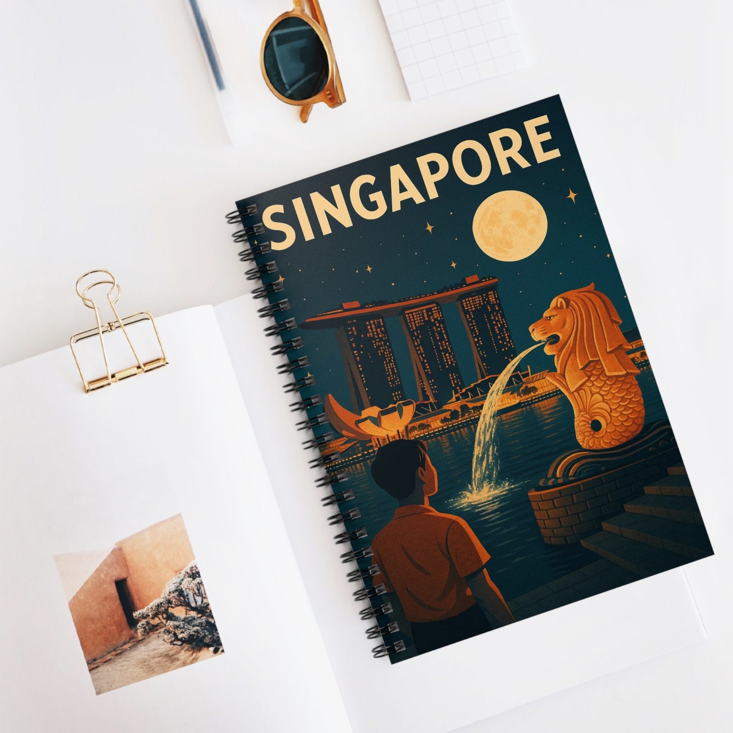 "libreta Singapur 🌆 – Futuro, cultura y naturaleza en un solo lugar"
