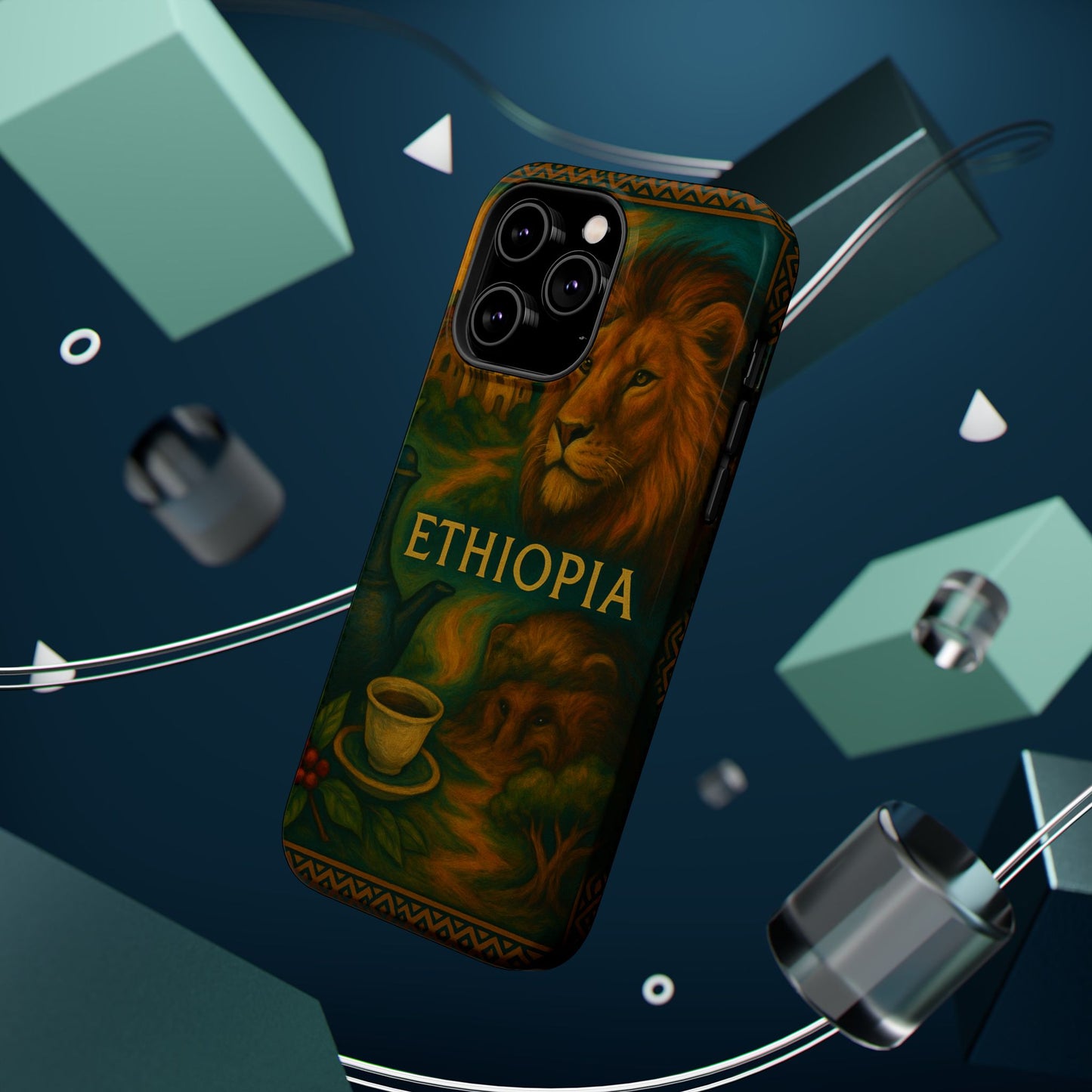 "Reinforced Magnetic Case Ethiopia – Sacred Land and Ancestral Soul"