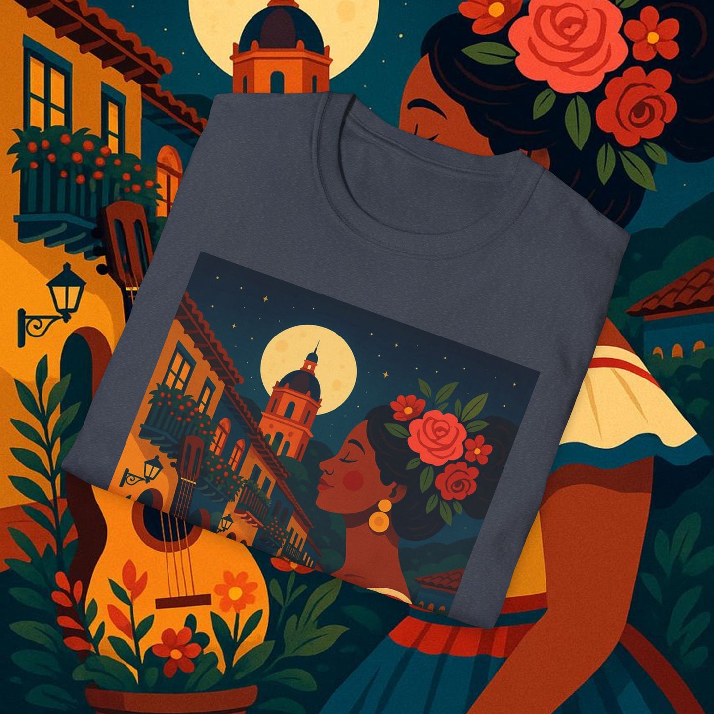 "Camiseta Colombia: Magia de Colores, Café y Tradición ☕🎨🌄"