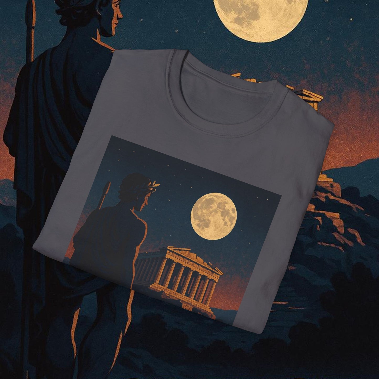 "Camiseta Grecia: Cuna de Dioses, Maravillas y Filosofía 🌊🏛️⚡"