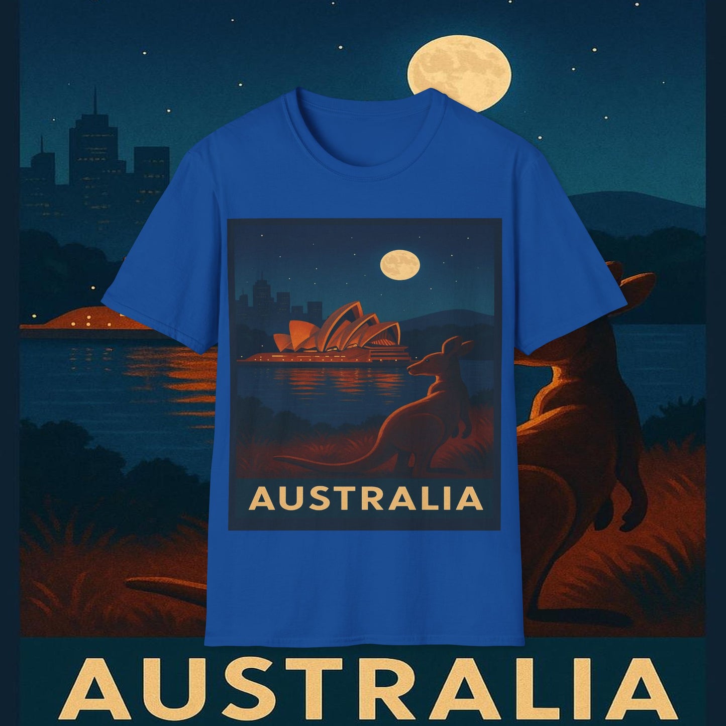 "Camiseta Australia 🌞 – Tierra de maravillas naturales y espíritu libre"