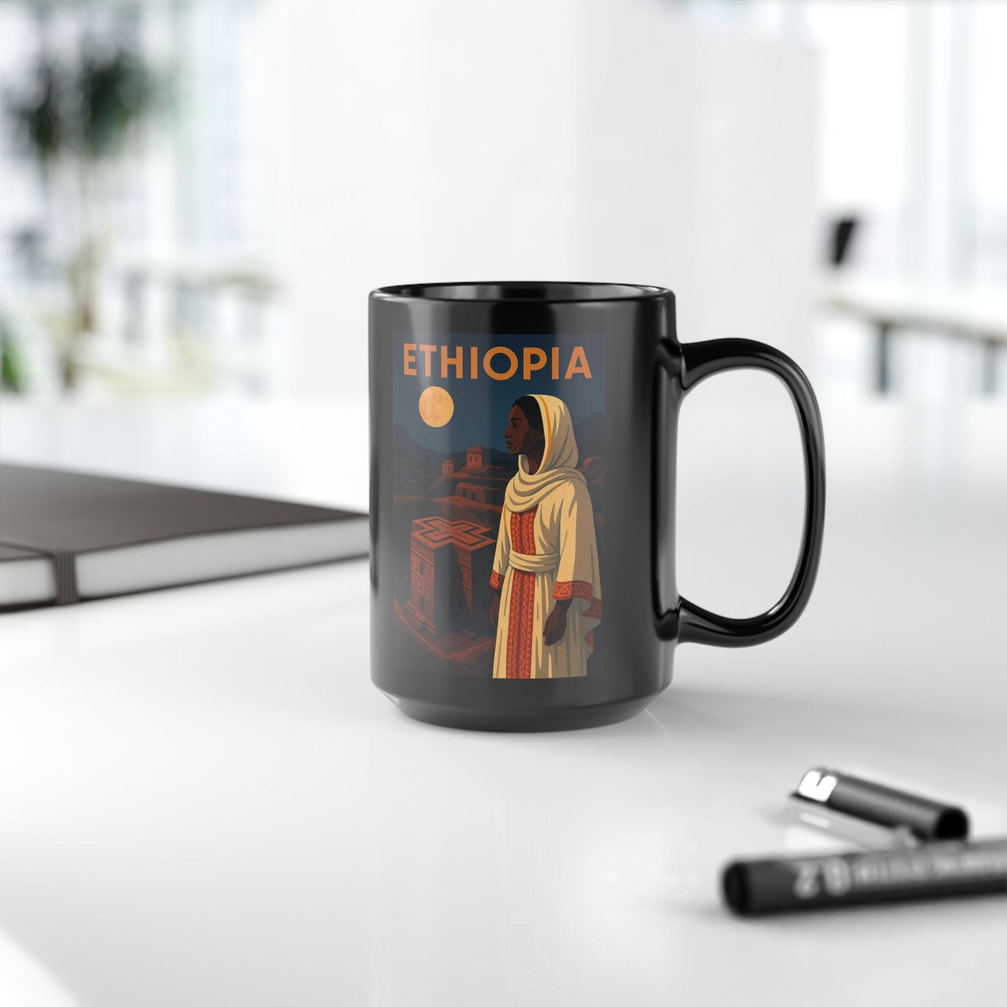 "Ethiopia Cup – Sacred Land and Ancestral Soul"