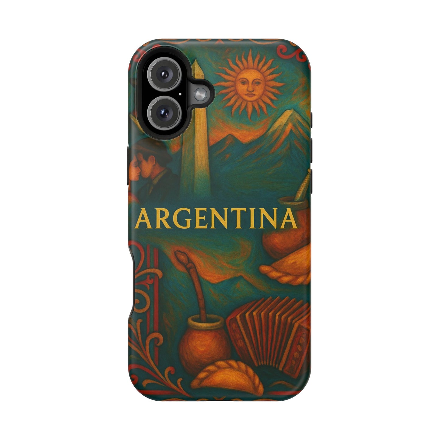 "Funda Magnética Reforzada Argentina: Pasión, Tradición y Tierra de Sueños🔥🏞️"