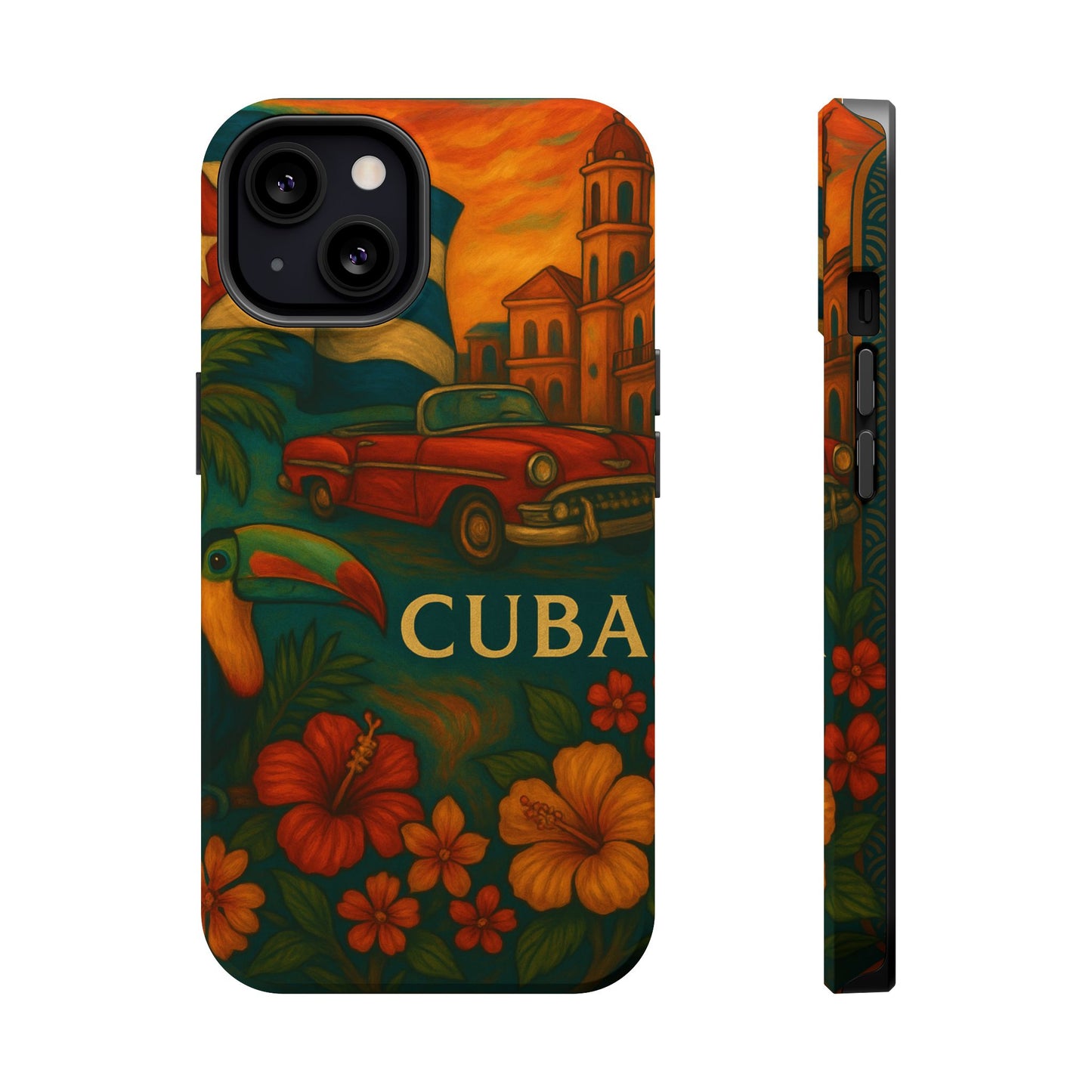 "Reinforced Magnetic Case Reinforced Magnetic Case Cuba: Rhythm, History and Caribbean Charm 🎺🚗🌴"