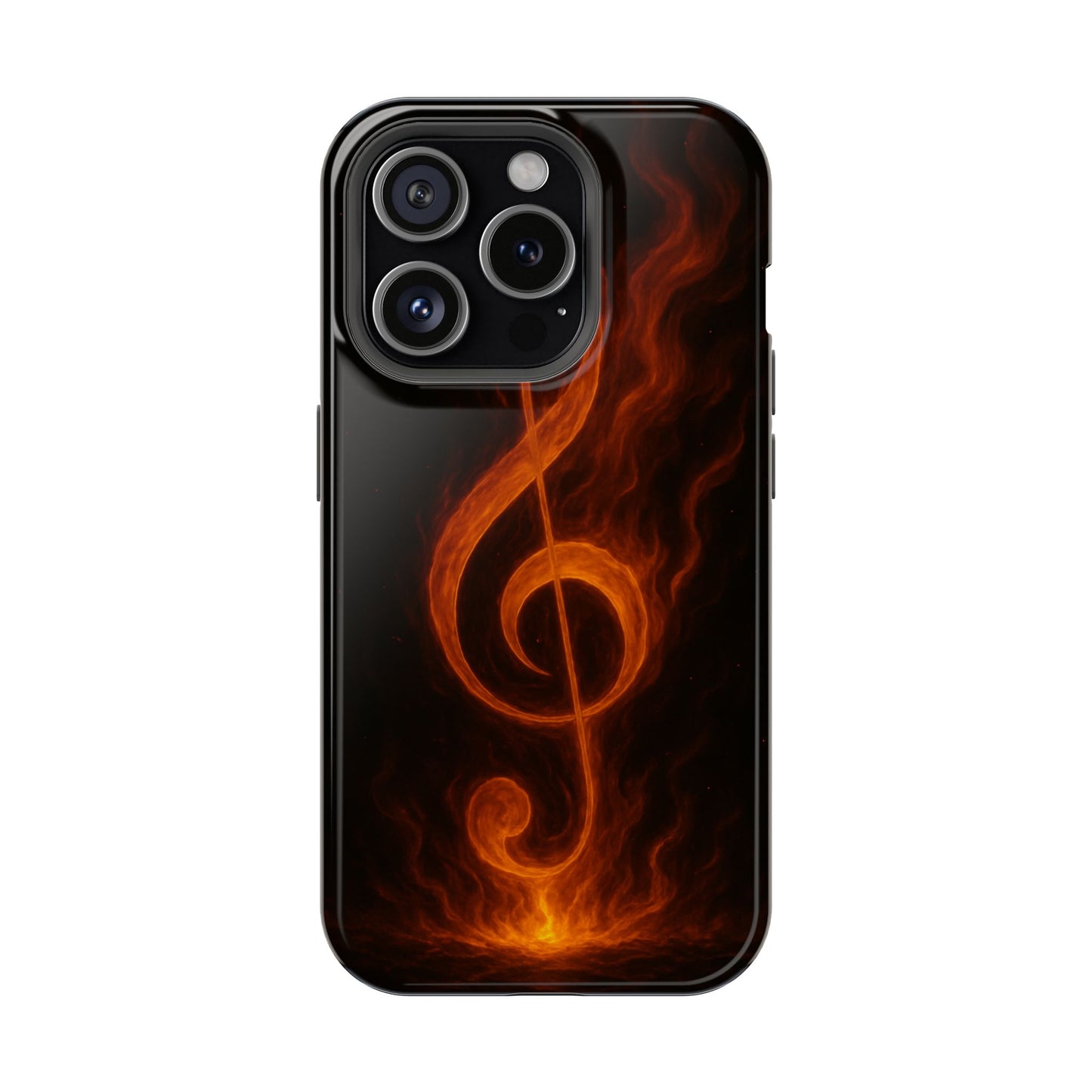 "Reinforced Magnetic Case Reinforced Magnetic Treble Clef 🎼🔥Where a note is born... a flame is born.” 🔥🎼