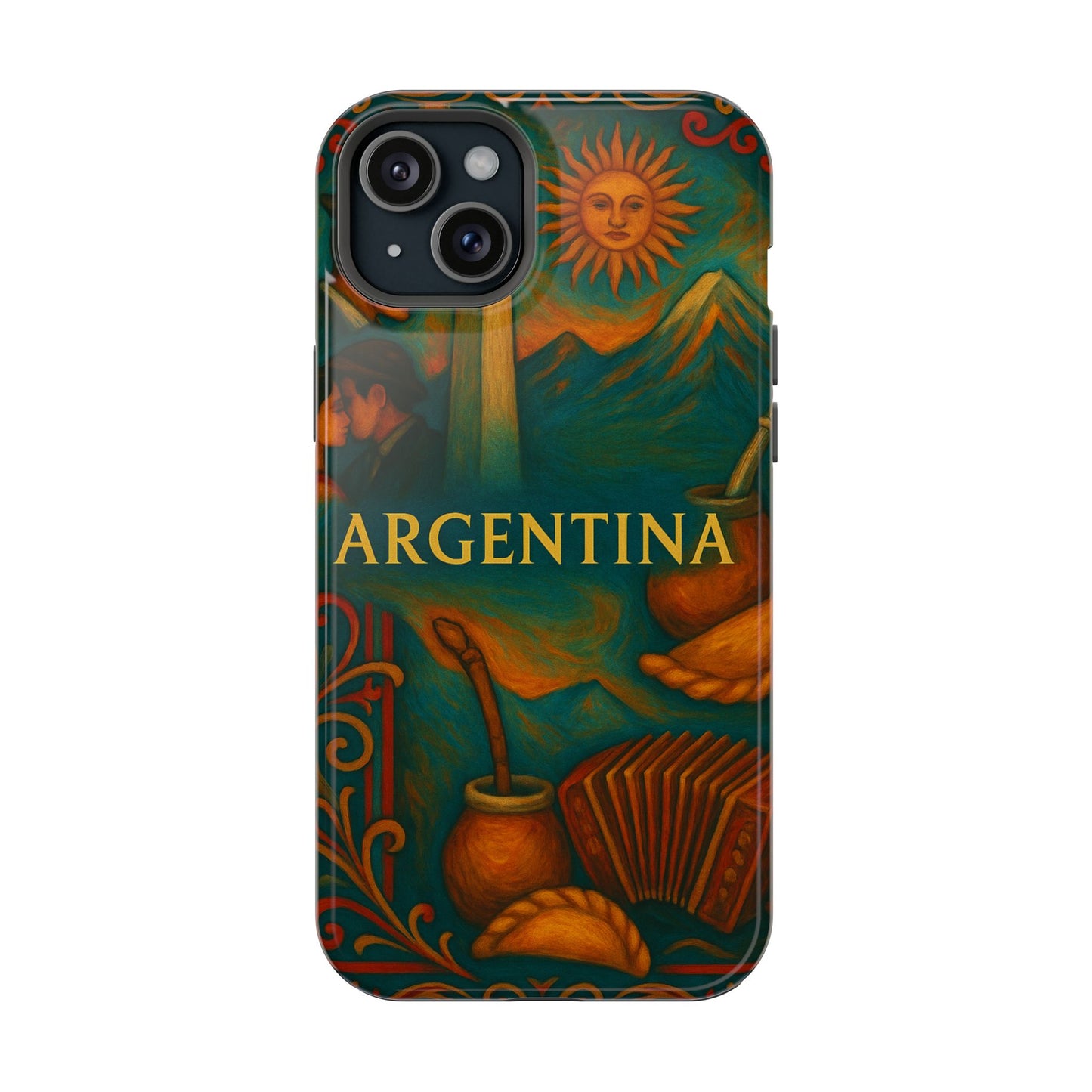 "Funda Magnética Reforzada Argentina: Pasión, Tradición y Tierra de Sueños🔥🏞️"