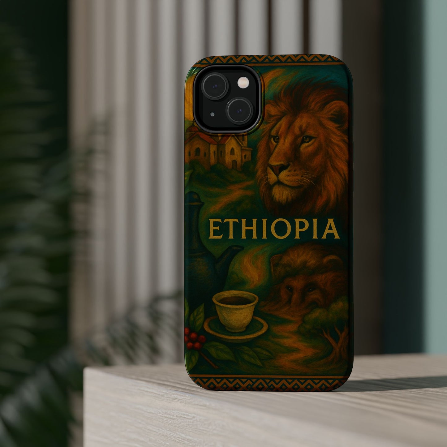 "Reinforced Magnetic Case Ethiopia – Sacred Land and Ancestral Soul"