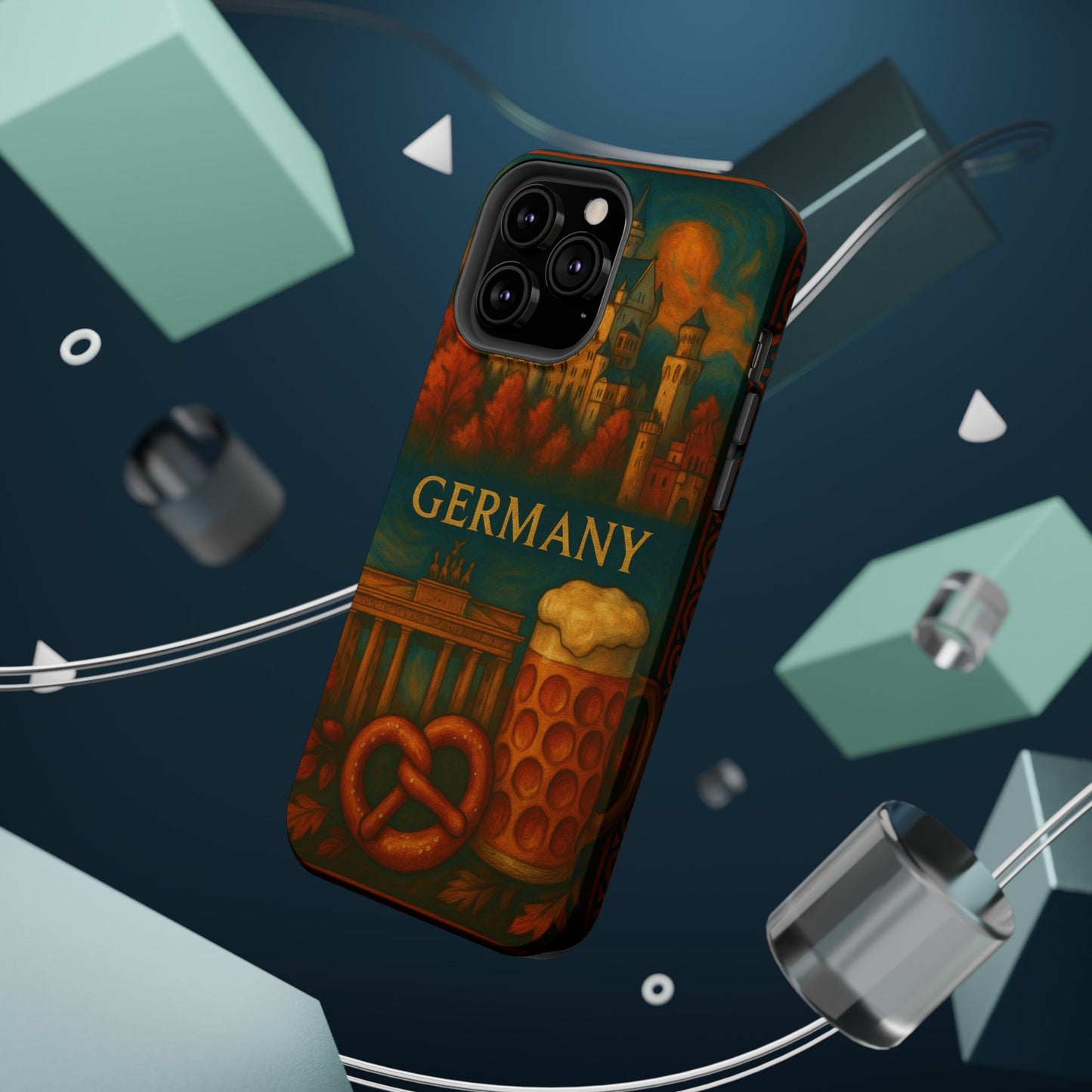 "Funda Magnética Reforzada Alemania: Fortaleza, Historia y Tradición 🎖️🏰🍺"