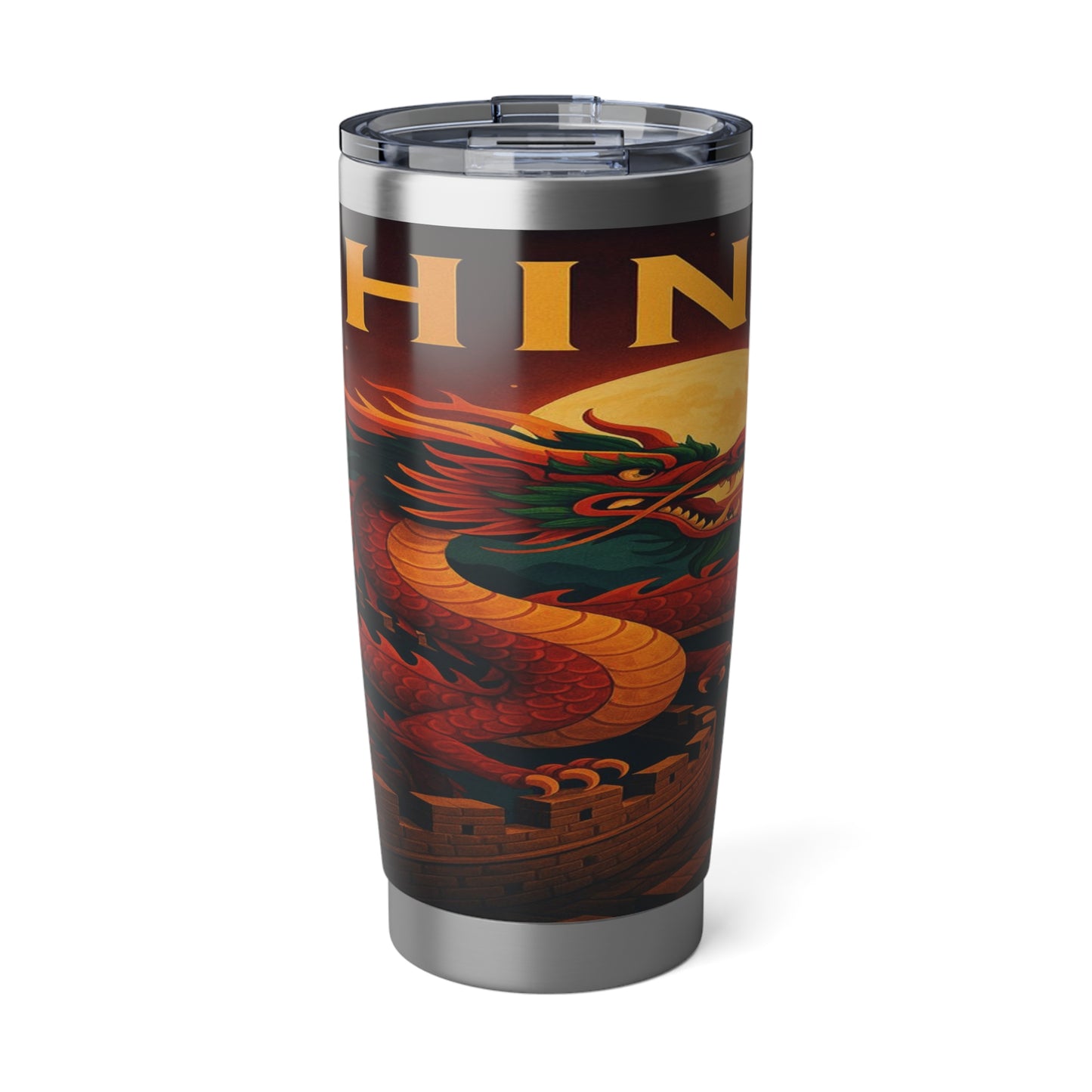 "Vaso Térmico Vagabond 20oz China – Dragones, murallas y leyendas eternas"