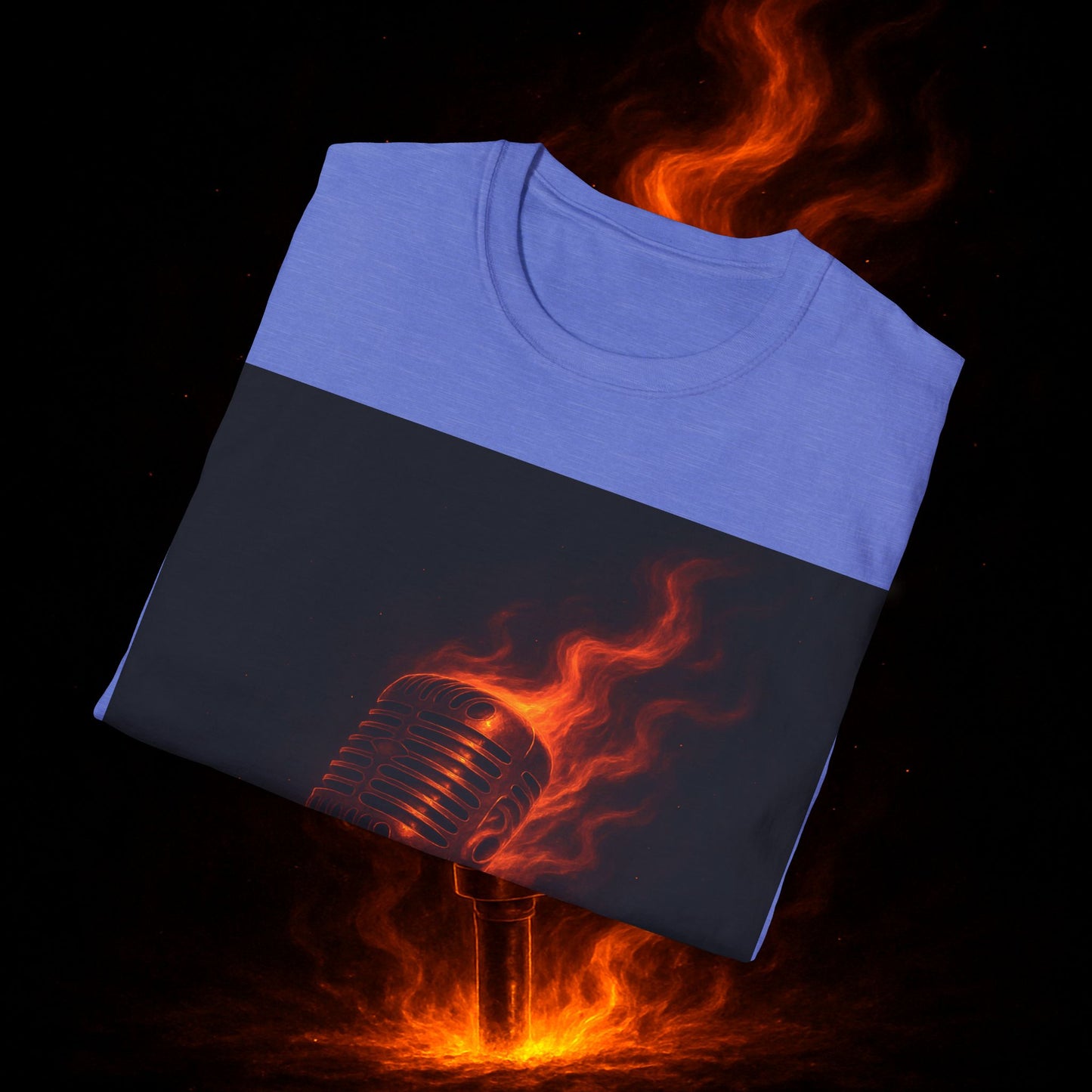 "Camiseta voz 🎤🔥Dilo con fuego. Cántalo con alma.” 🔥🎤