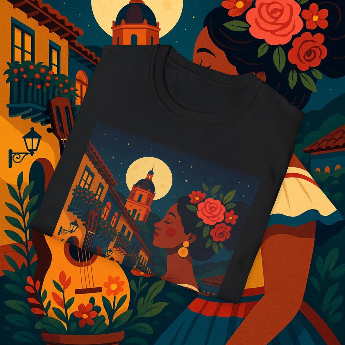 "Camiseta Colombia: Magia de Colores, Café y Tradición ☕🎨🌄"