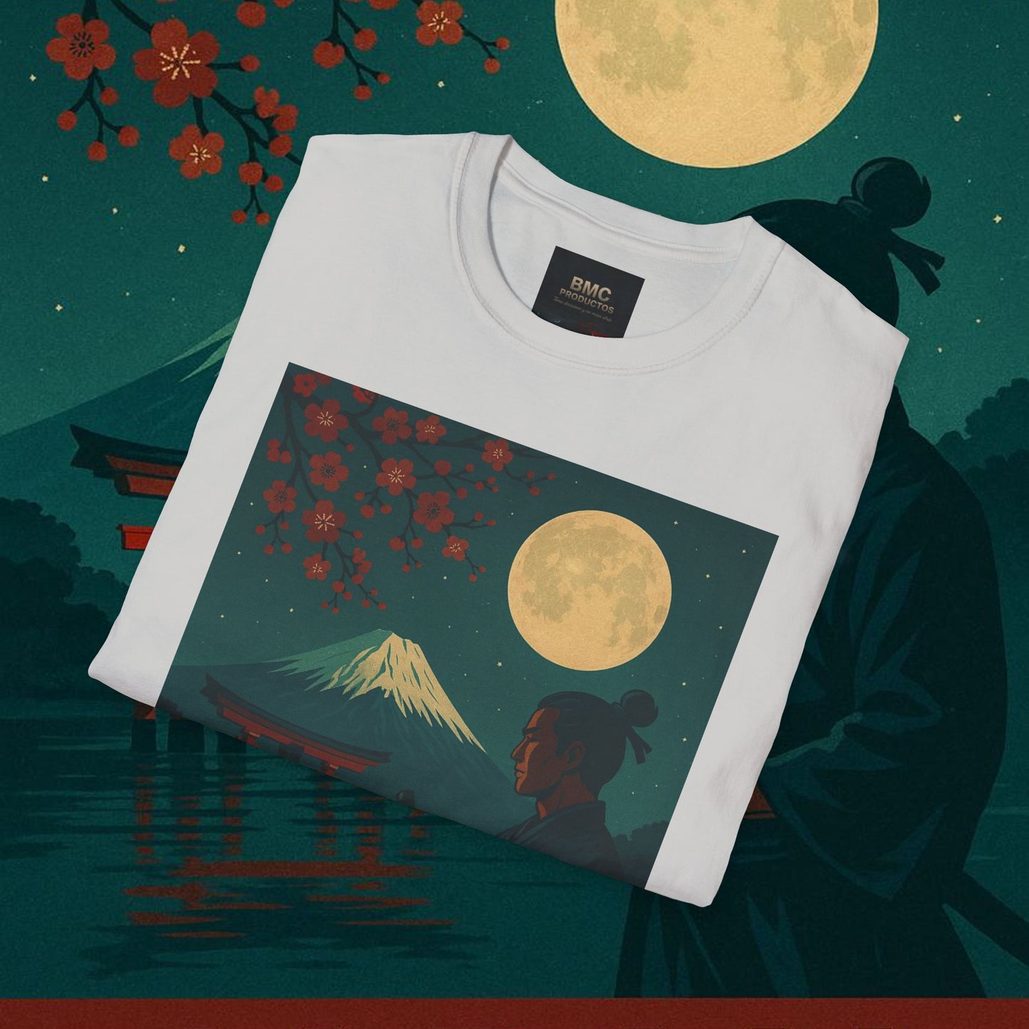 "Camiseta Japón: Tradición entre Cerezos y Montañas 🌸⛩️🗻"