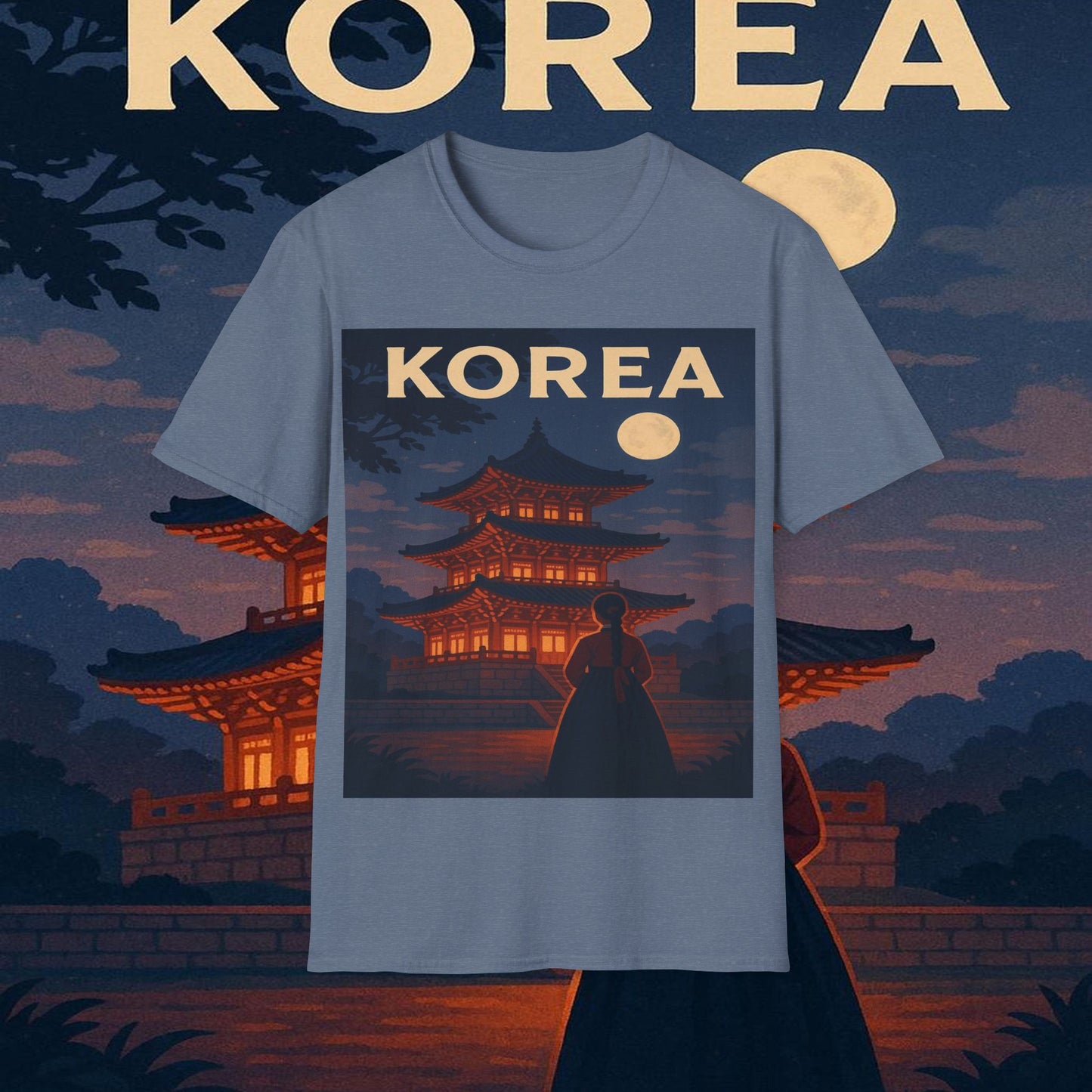"Camiseta corea 🌸 – Tradición milenaria y modernidad vibrante"