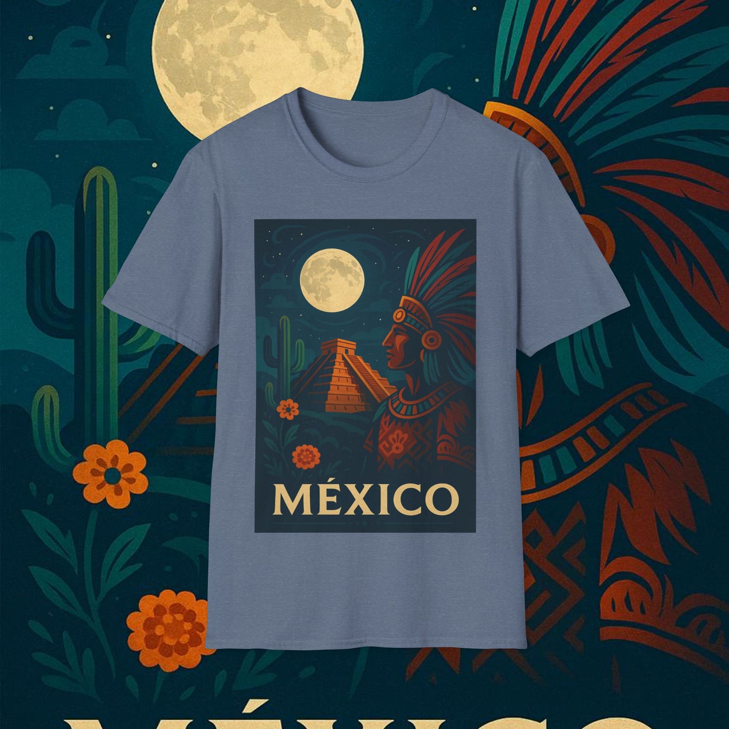 "Camiseta México: Tierra de Colores, Cultura y Corazón 🌵🎉🪅"
