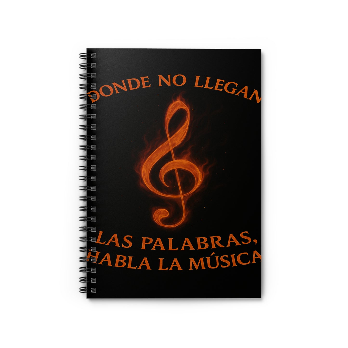"libreta clave de sol 🎼🔥 Donde nace una nota… nace una llama.” 🔥🎼