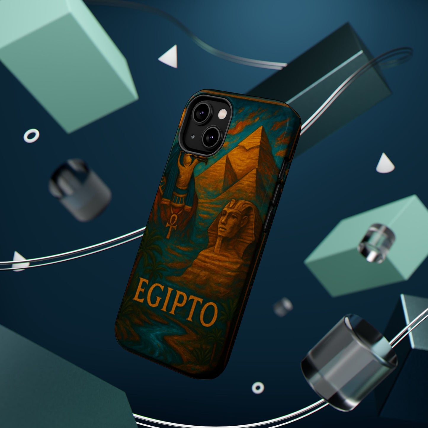 "Funda Magnética Reforzada Egipto Misterio Dorado del Nilo 🏺🌅🐫