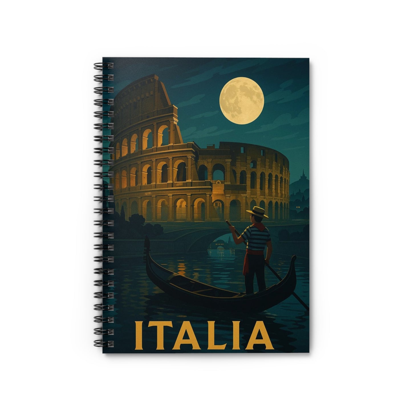 "libreta Italia: Arte, Pasión y Sabores Eternos 🎨🍝🏛️"